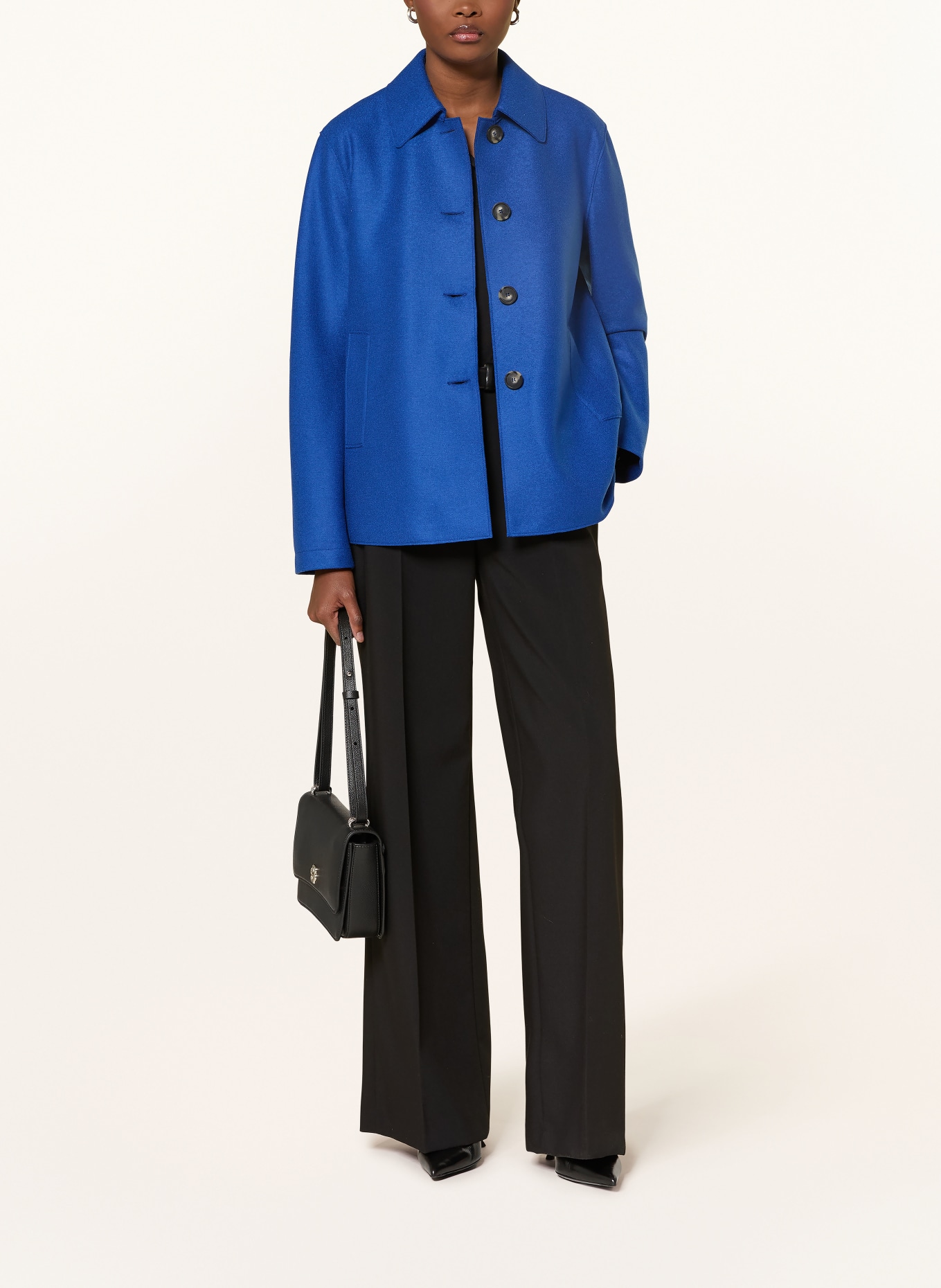 HARRIS WHARF LONDON kabát: MODRÁ