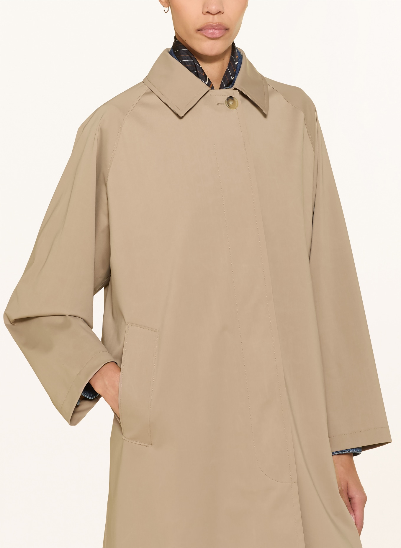 HARRIS WHARF LONDON Trenchcoat: HELLBRAUN