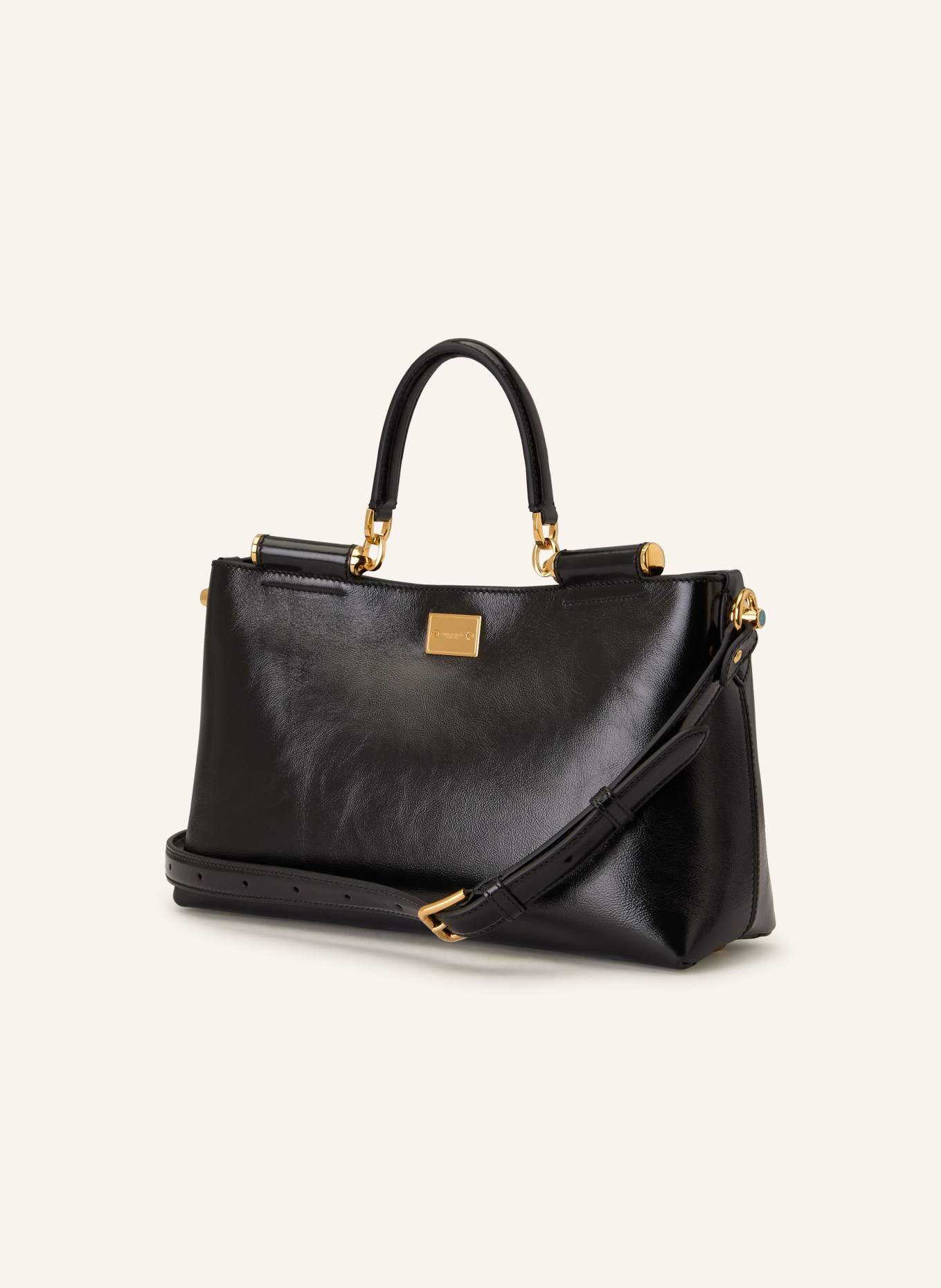 DOLCE & GABBANA sac à main: NOIR / OR