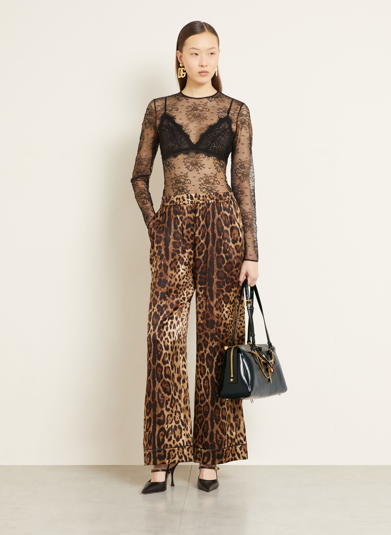 DOLCE & GABBANA handbag: BLACK / GOLD