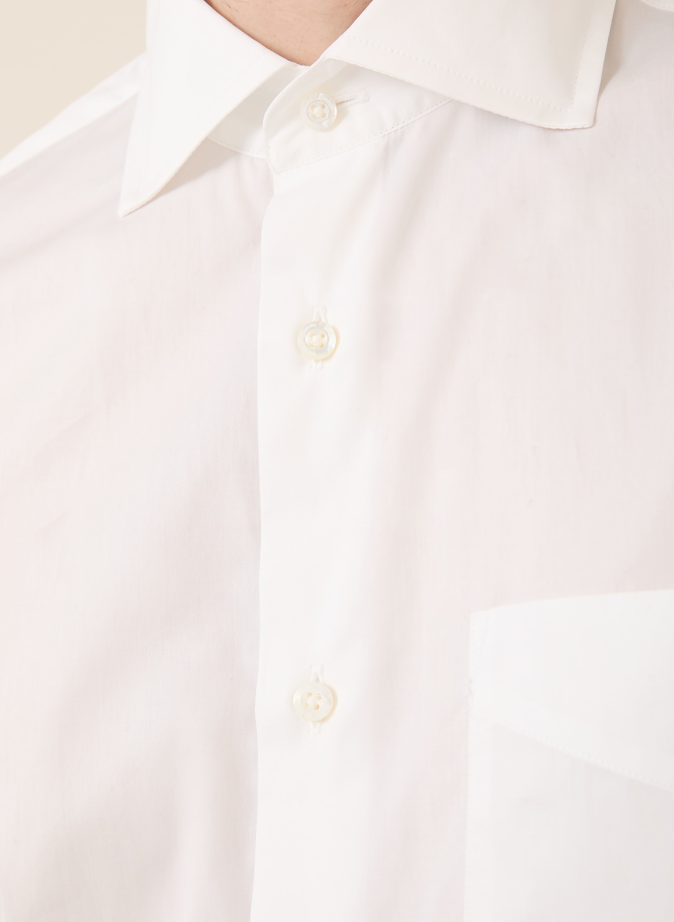 RALPH LAUREN PURPLE LABEL Regular fit shirt: WHITE