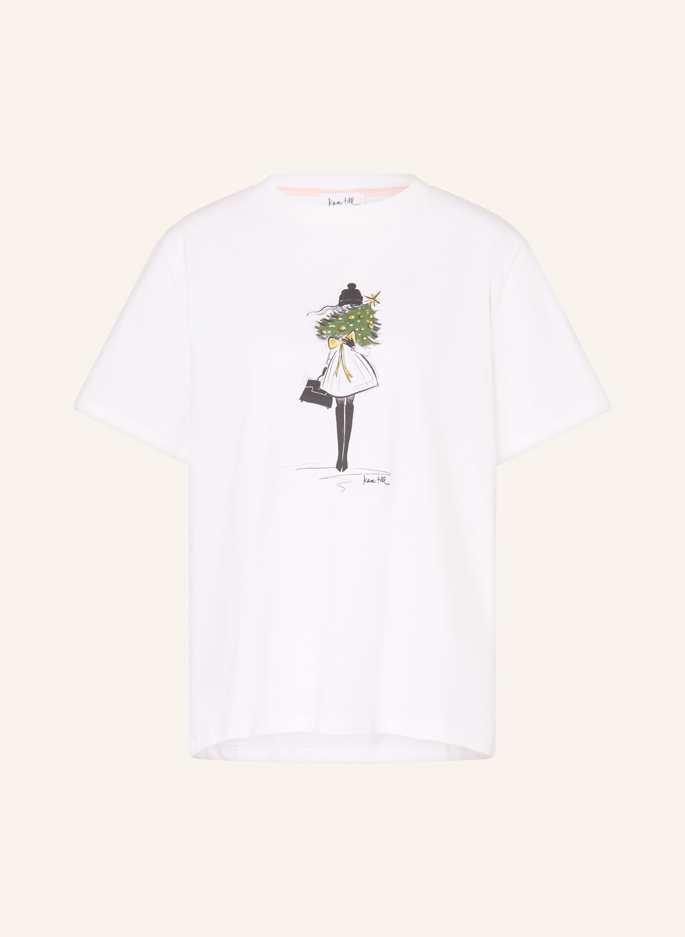 kera till T-shirt: WHITE