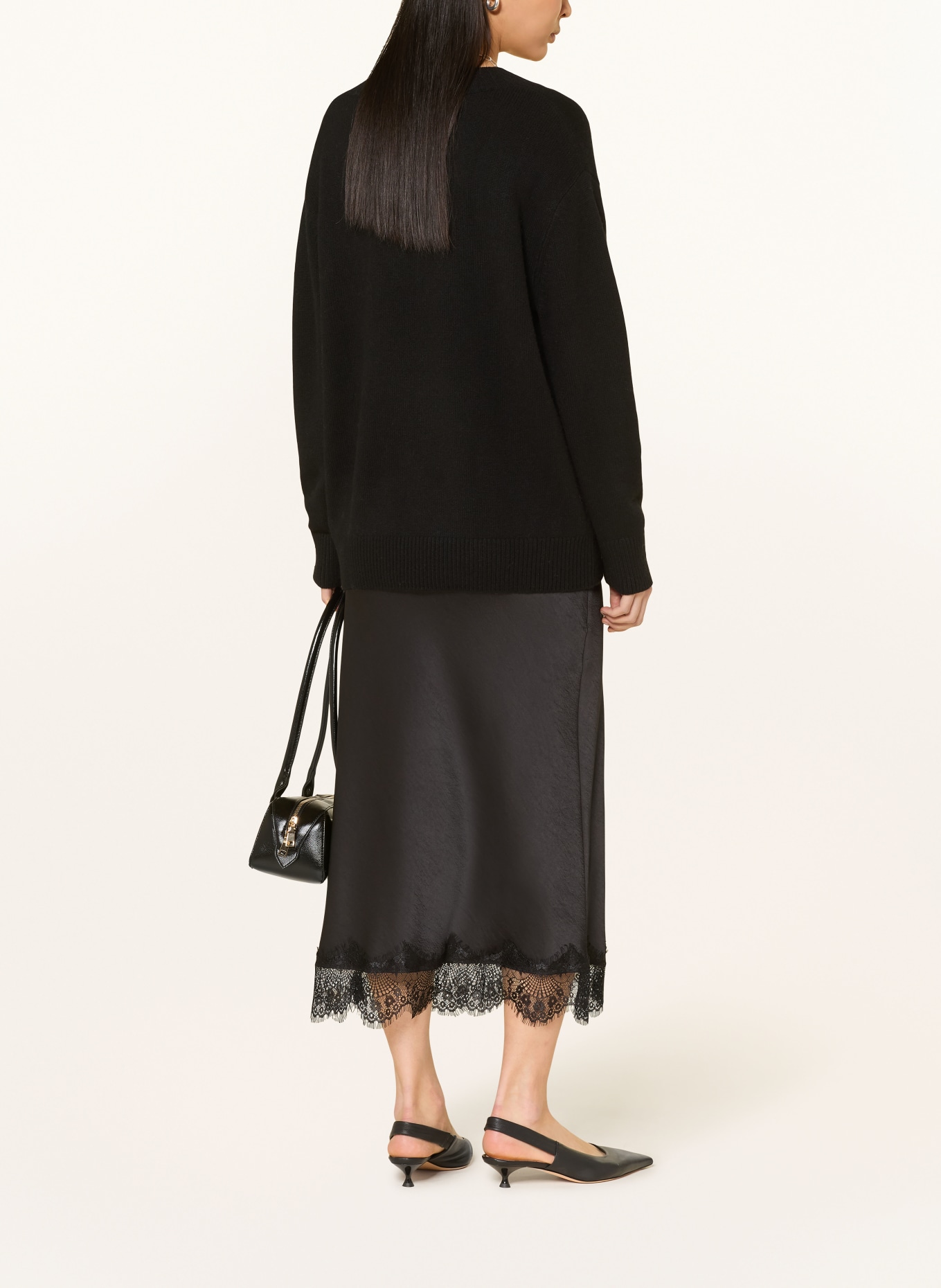 (THE MERCER) N.Y. Pullover aus Cashmere: SCHWARZ