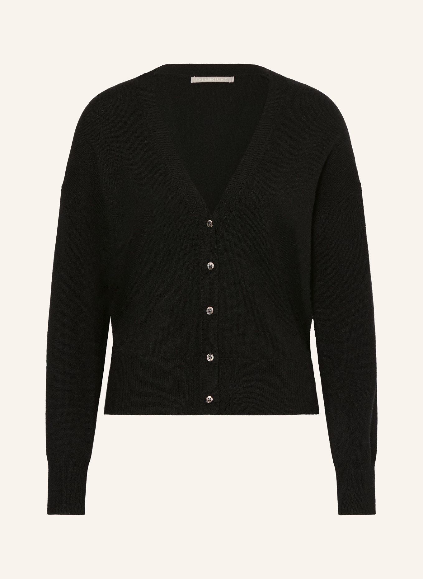 (THE MERCER) N.Y. Sweter z kaszmiru: CZARNY