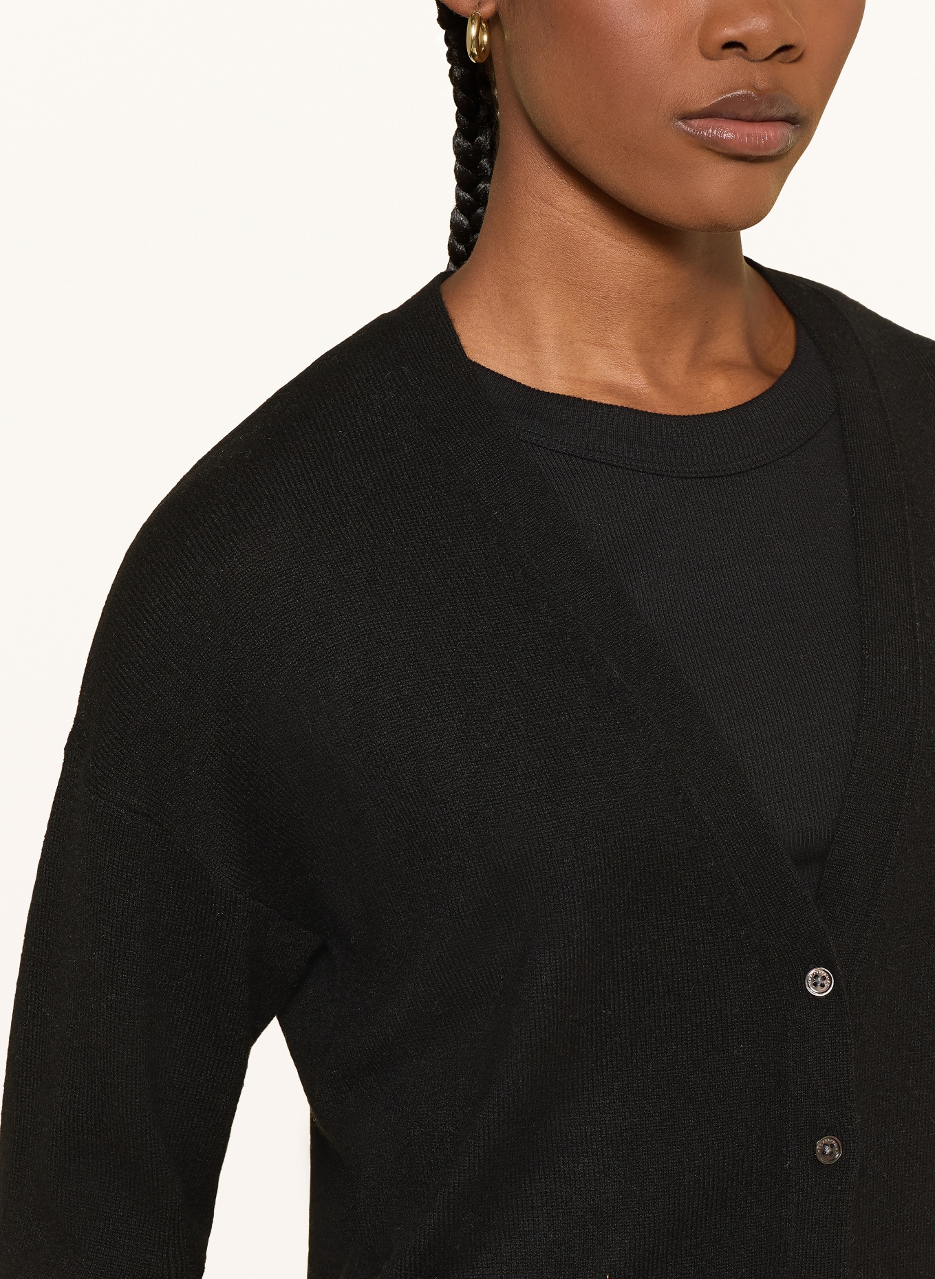 (THE MERCER) N.Y. Sweter z kaszmiru: CZARNY