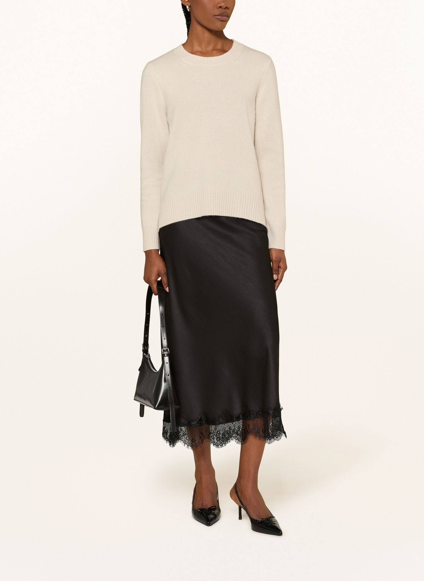 (THE MERCER) N.Y. cashmere sweater: BEIGE