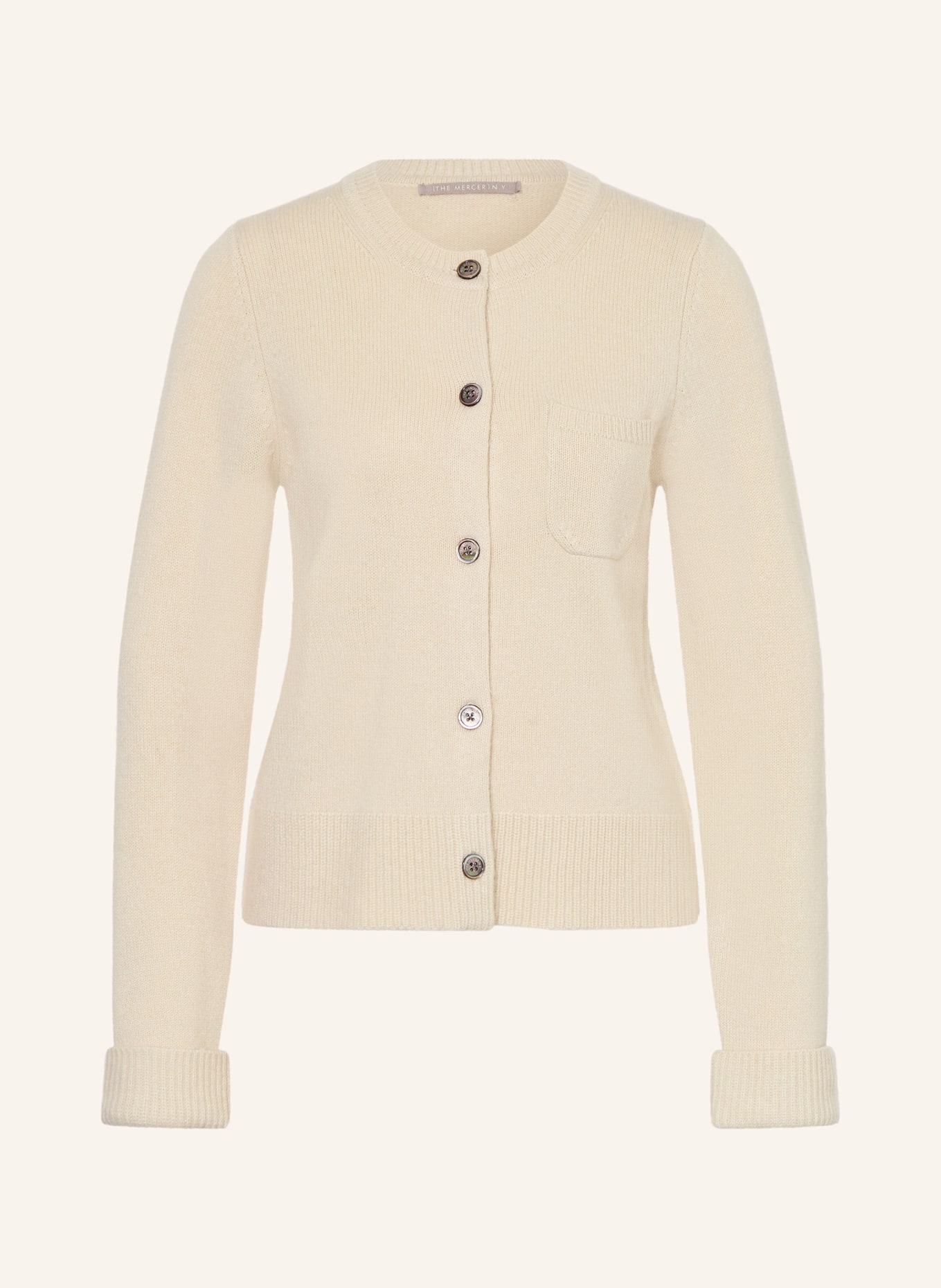 (THE MERCER) N.Y. Cashmere cardigan: BEIGE