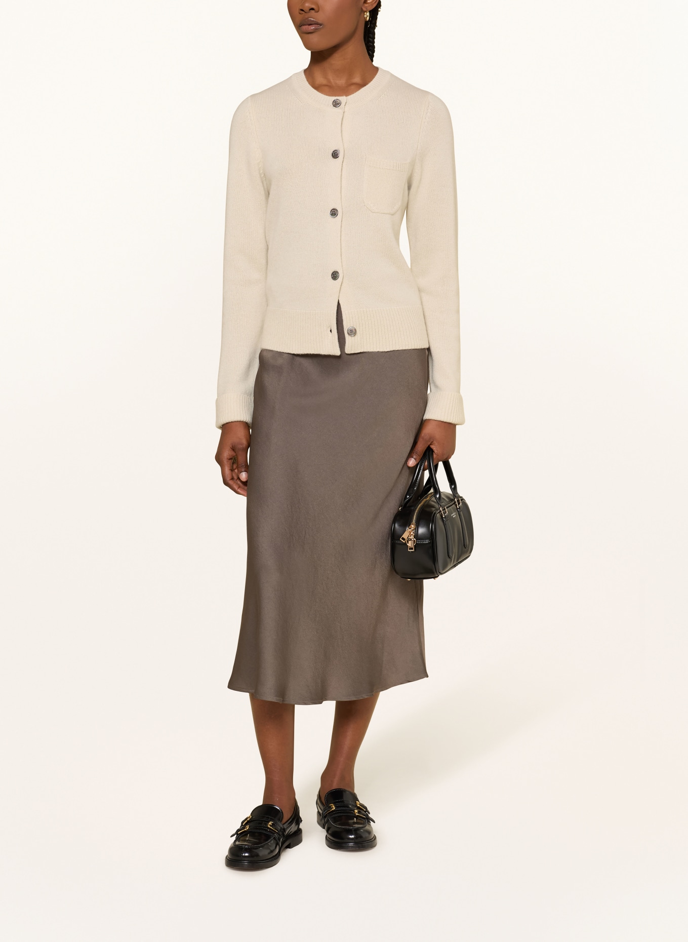 (THE MERCER) N.Y. Cashmere cardigan: BEIGE