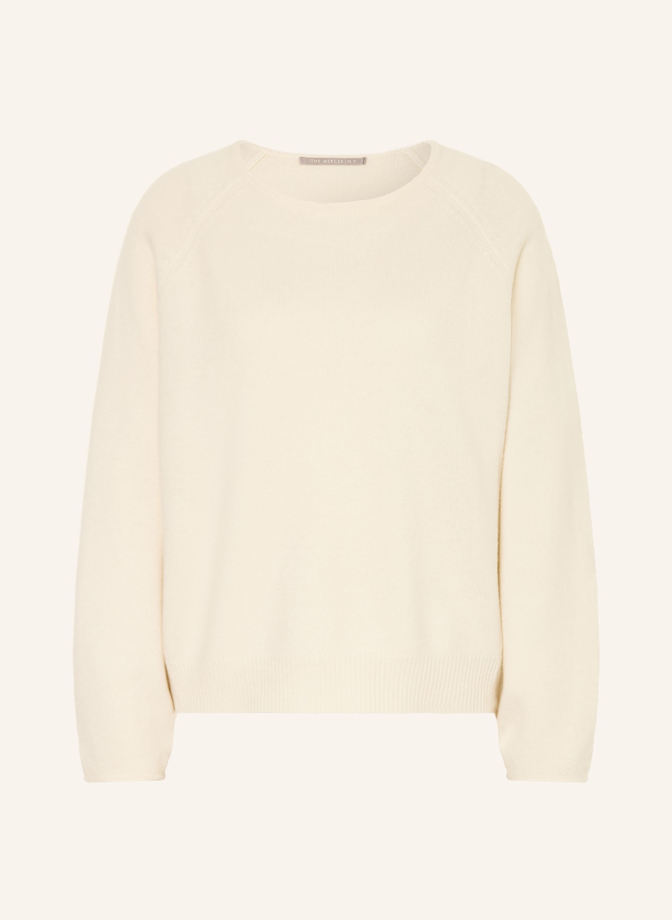 (THE MERCER) N.Y. Cashmere-Pullover: ECRU