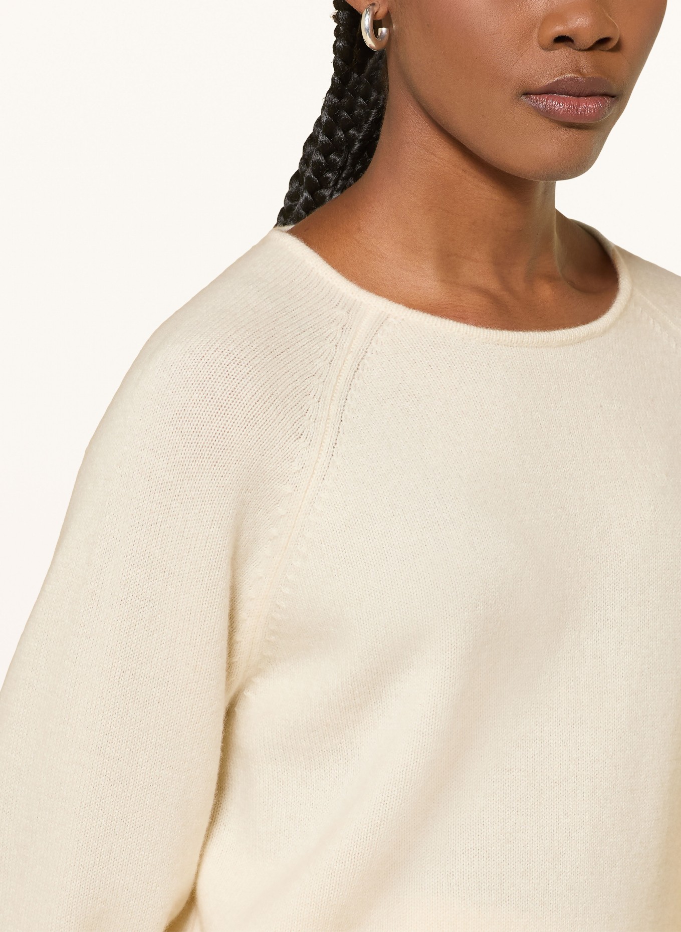 (THE MERCER) N.Y. Cashmere-Pullover: ECRU