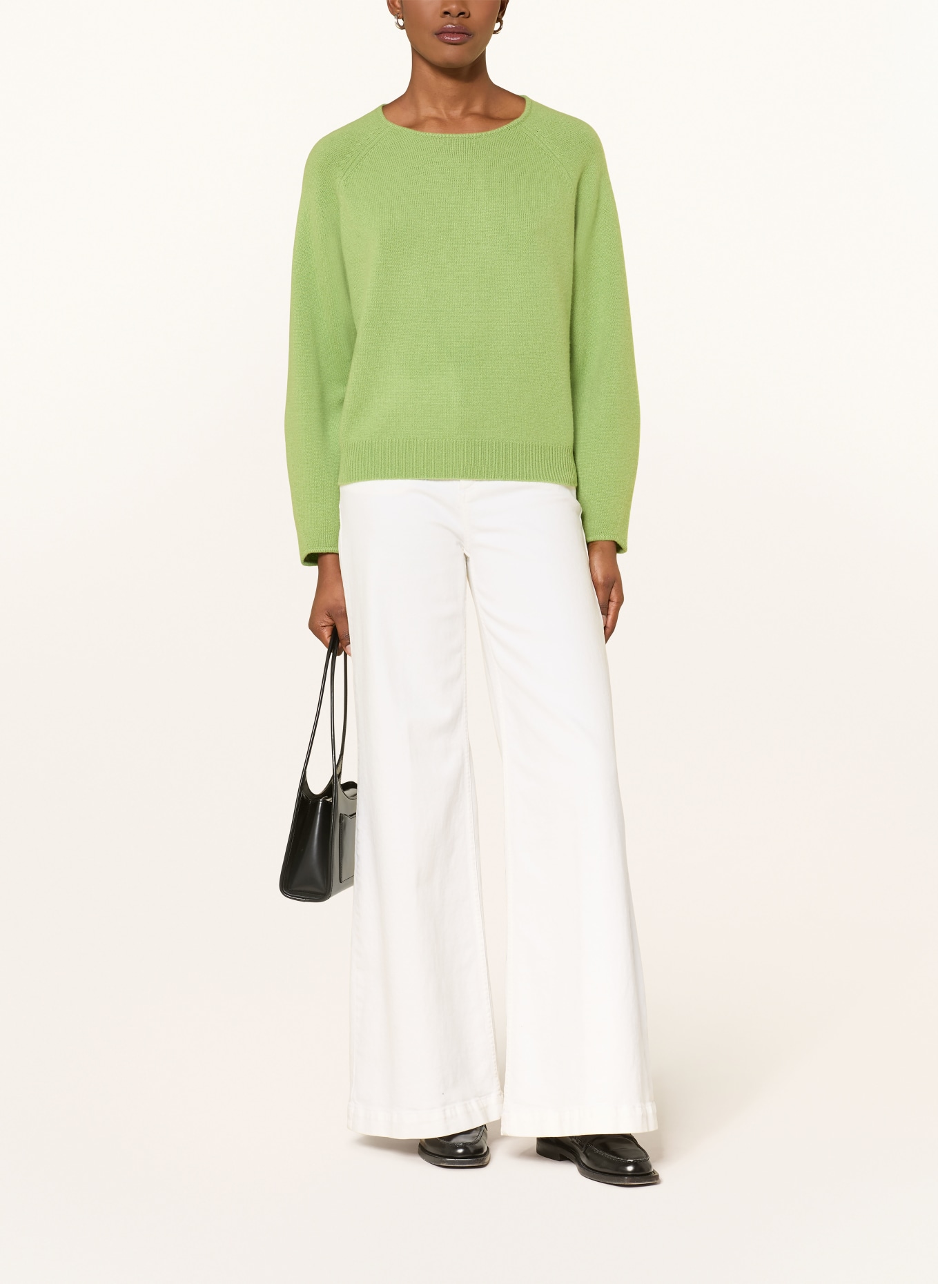 (THE MERCER) N.Y. Cashmere-Pullover: GRÜN