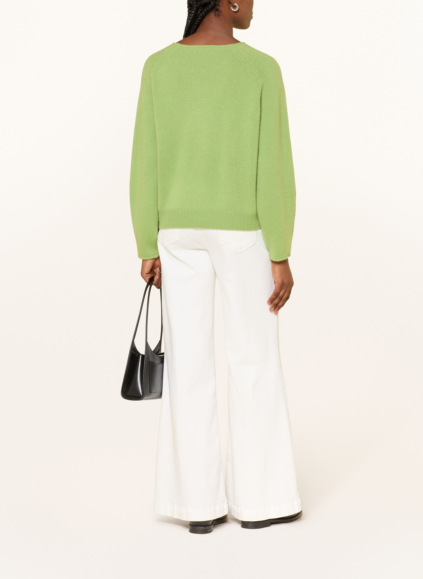 (THE MERCER) N.Y. Cashmere-Pullover: GRÜN