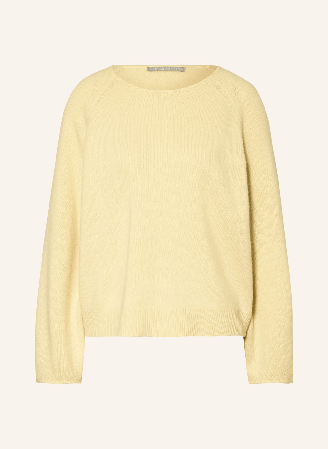 (THE MERCER) N.Y. cashmere sweater: LIGHT YELLOW