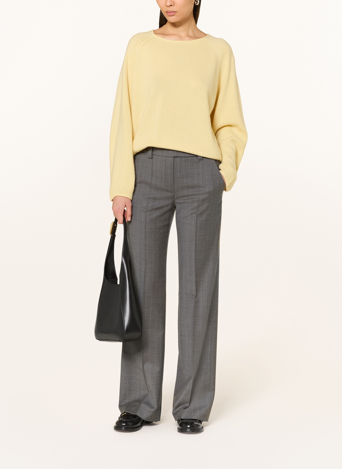 (THE MERCER) N.Y. cashmere sweater: LIGHT YELLOW