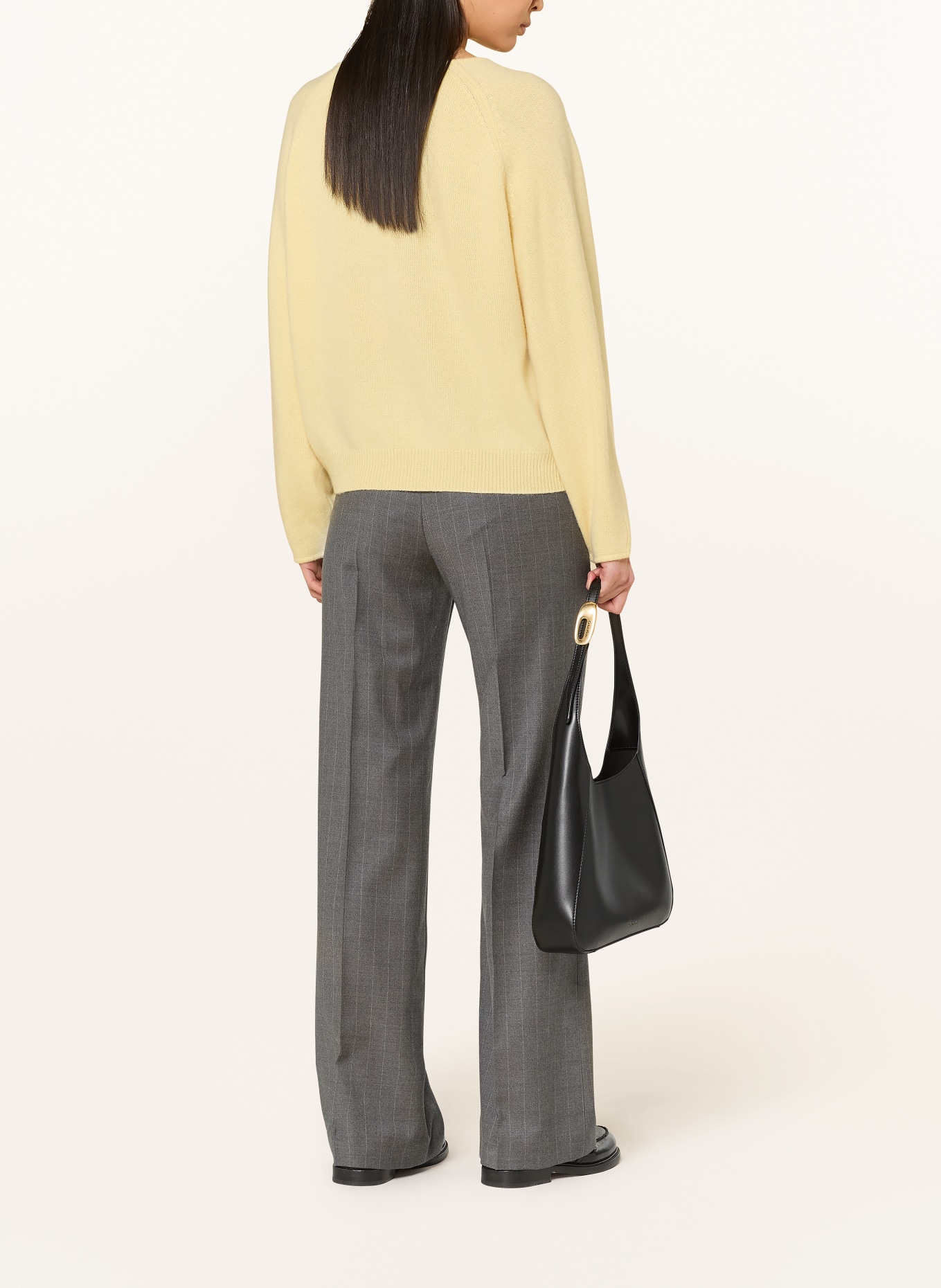 (THE MERCER) N.Y. cashmere sweater: LIGHT YELLOW