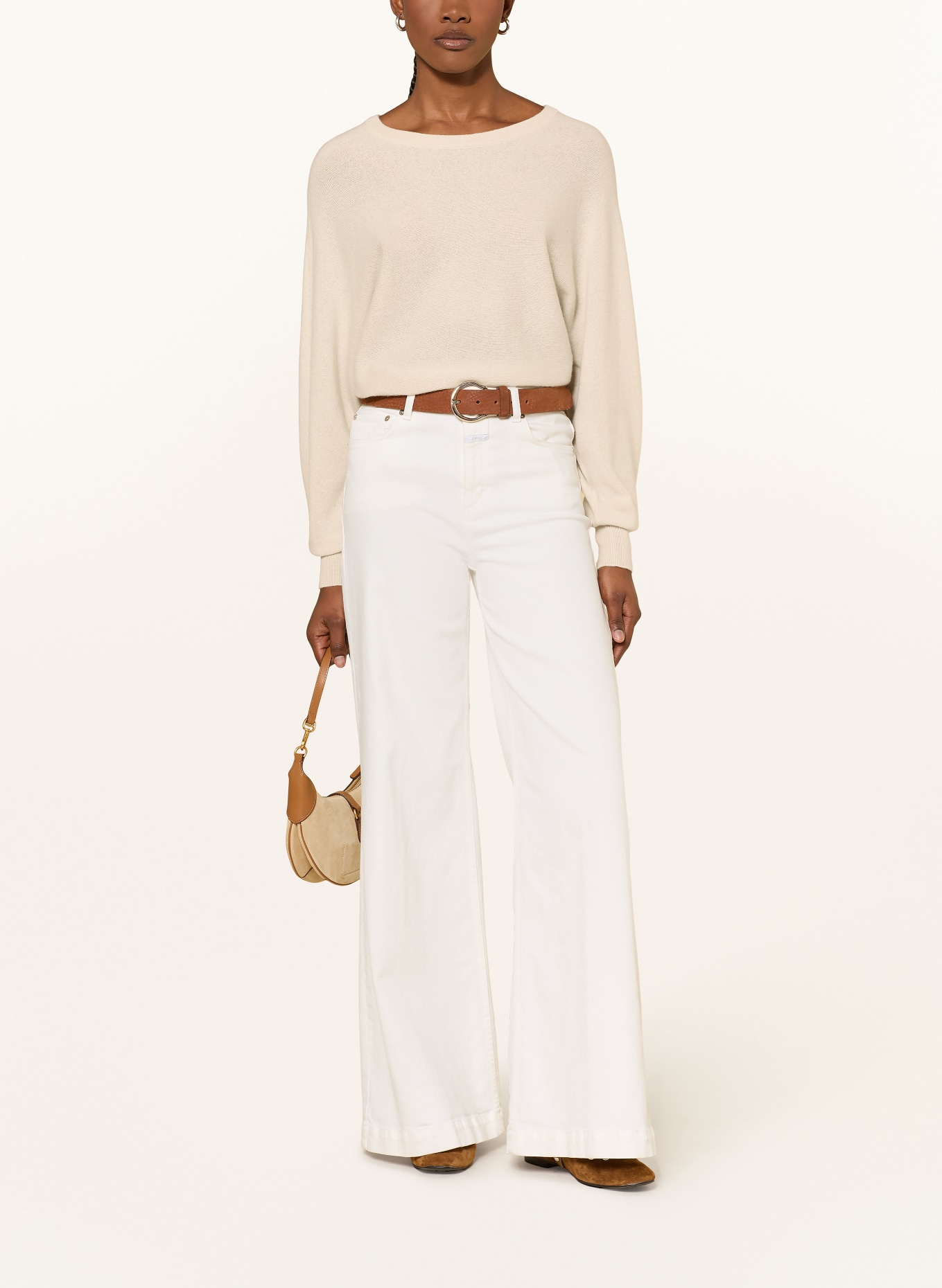 (THE MERCER) N.Y. cashmere sweater: BEIGE