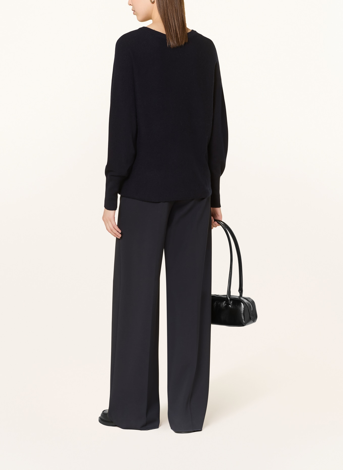 (THE MERCER) N.Y. Cashmere-Pullover: DUNKELBLAU