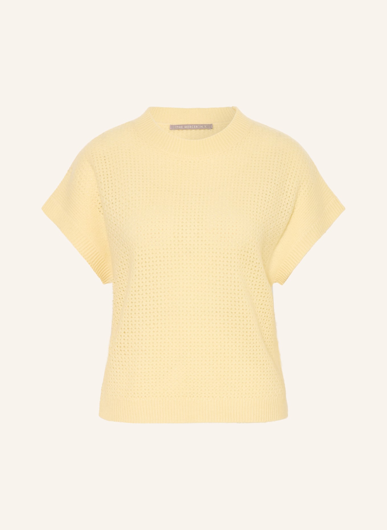 (THE MERCER) N.Y. Cashmere knit shirt: YELLOW