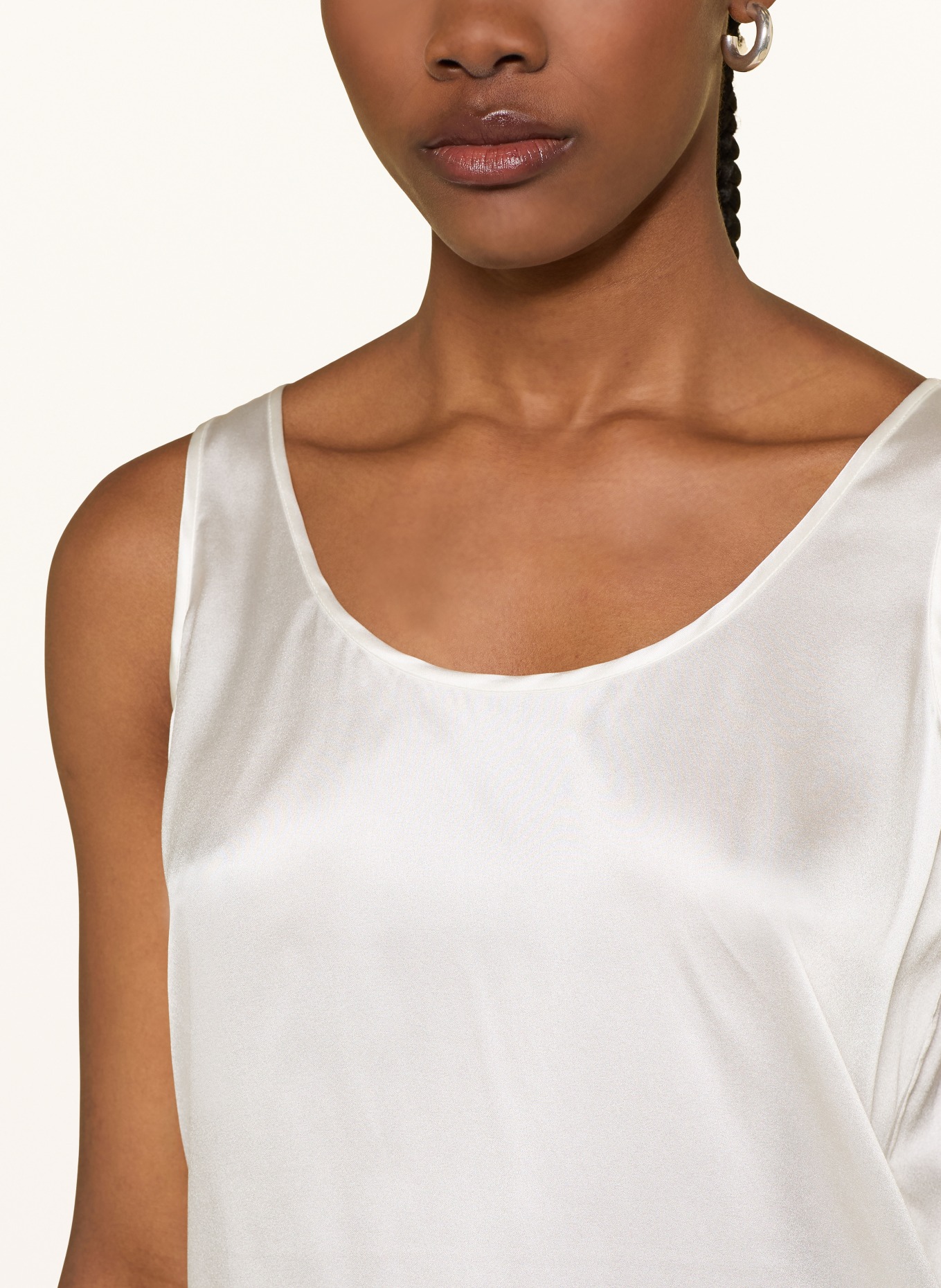 (THE MERCER) N.Y. Satintop: ECRU