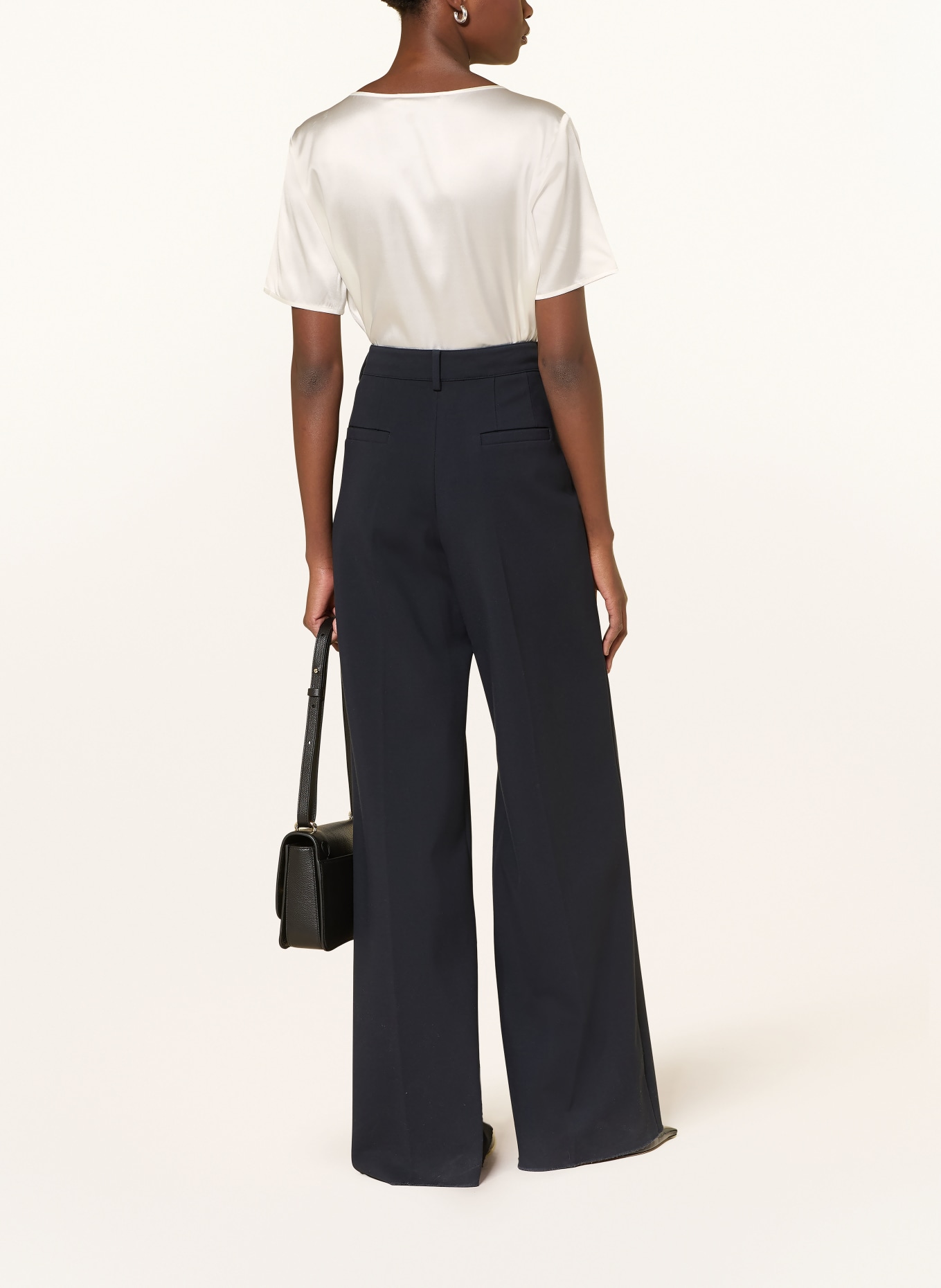 (THE MERCER) N.Y. Blusentop aus Seide: ECRU