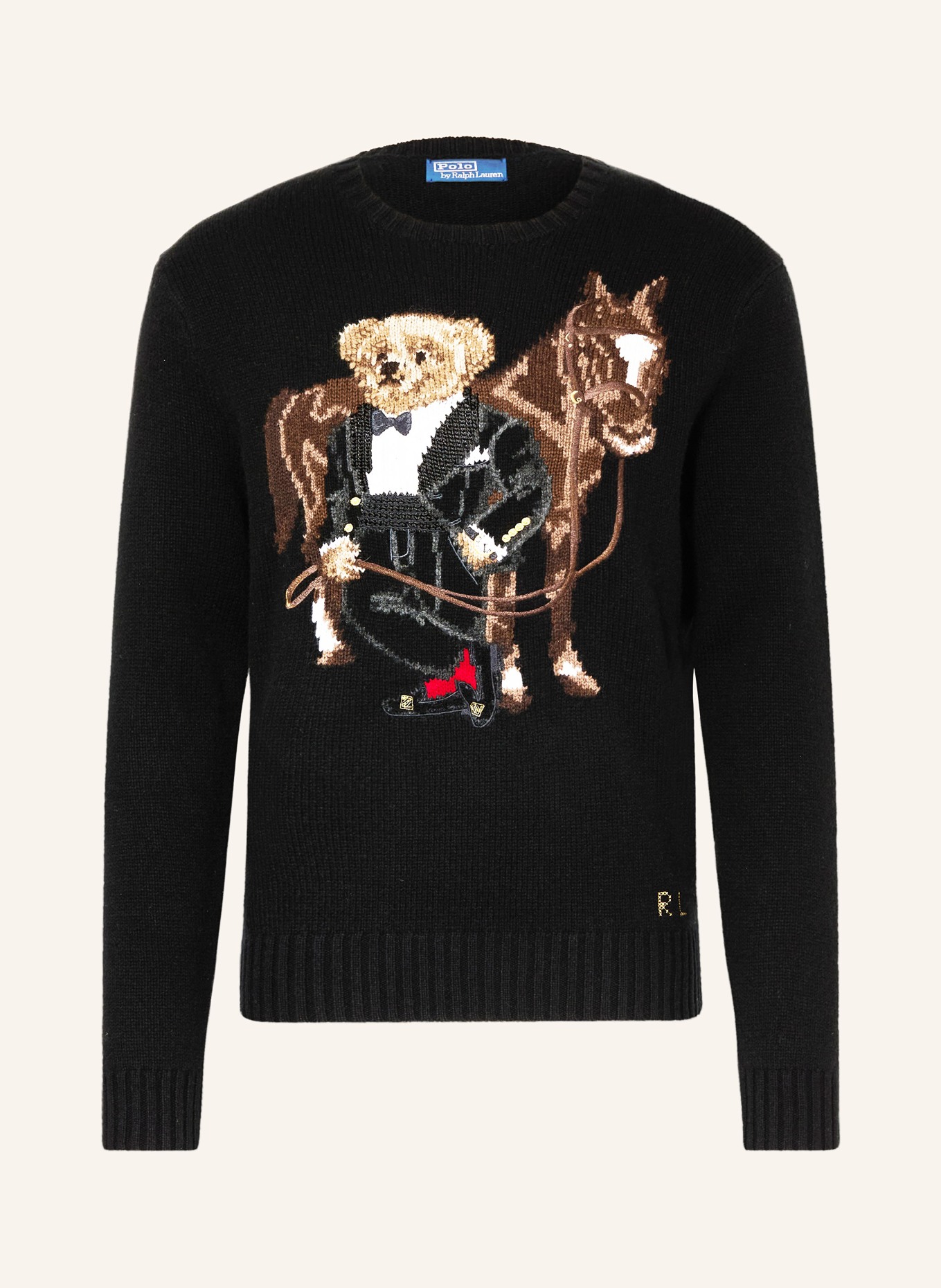 POLO RALPH LAUREN Pullover: SCHWARZ