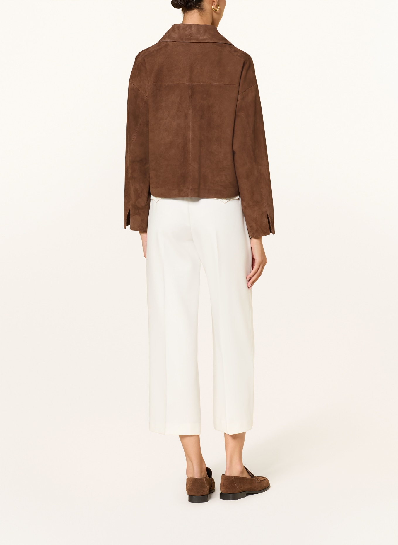 windsor. kurtka skórzana: BRĄZOWY