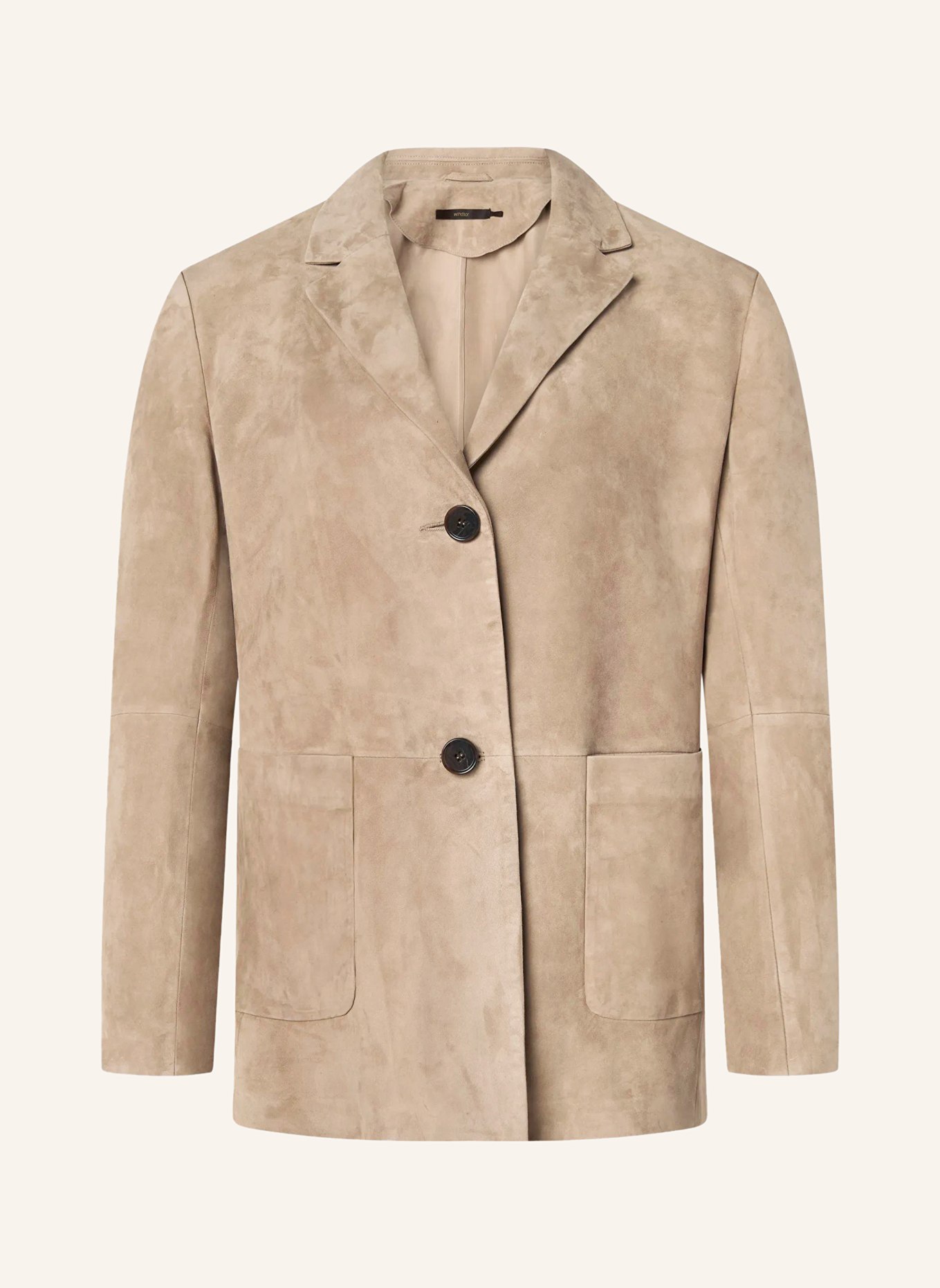 windsor. leather blazer: LIGHT BROWN