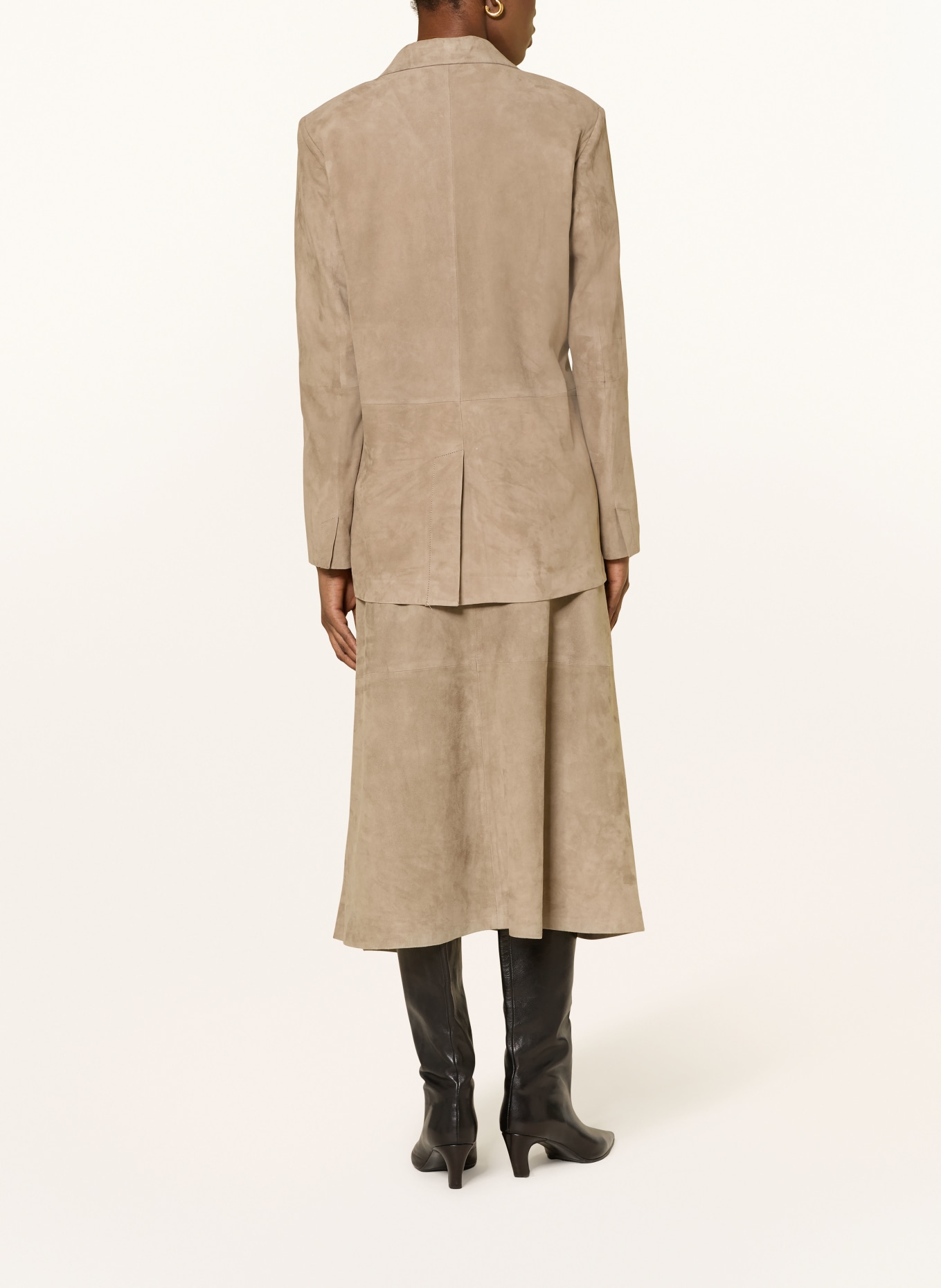 windsor. leather blazer: LIGHT BROWN