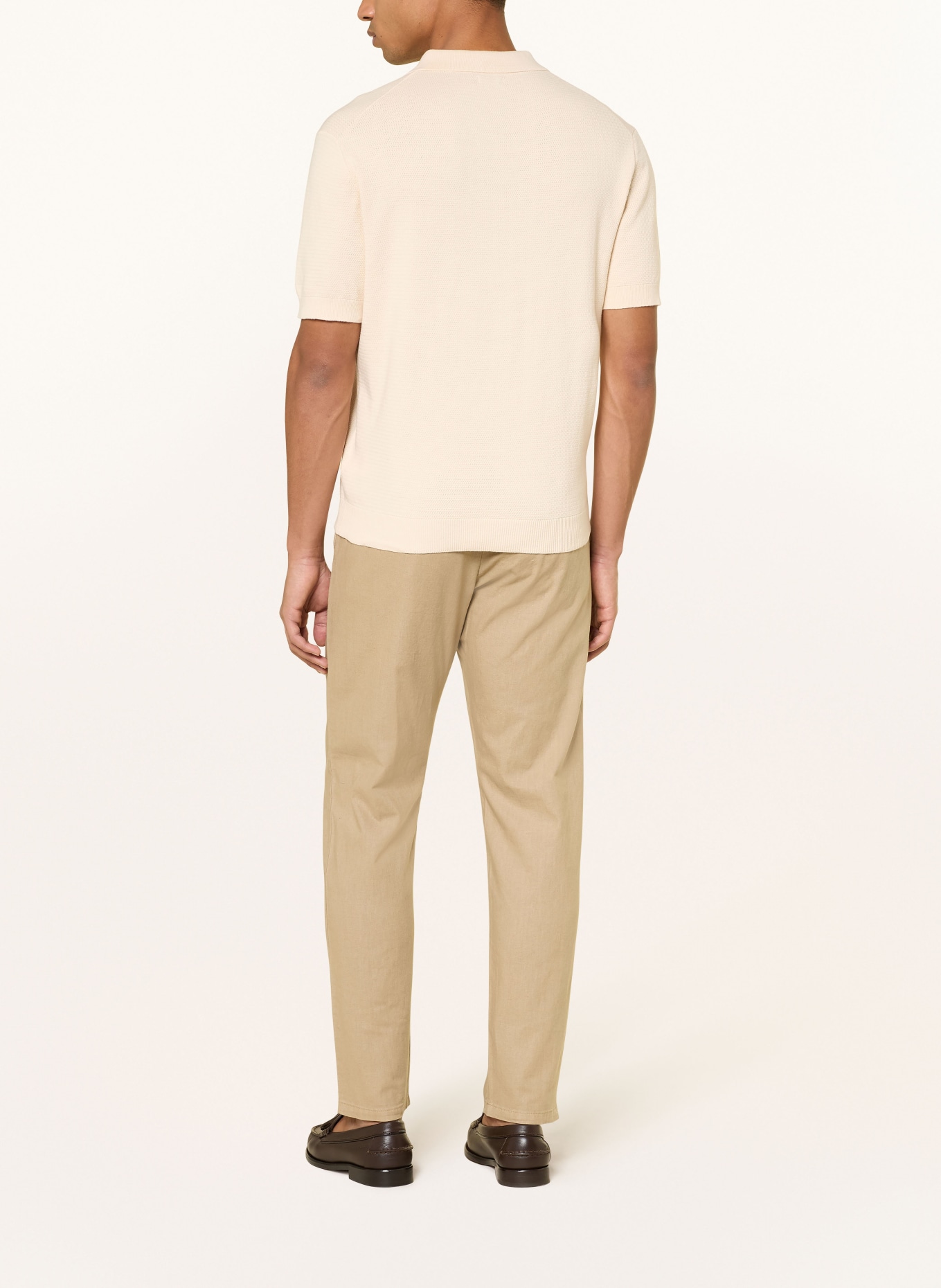 PAUL Dzianinowa koszulka polo: KREMOWY