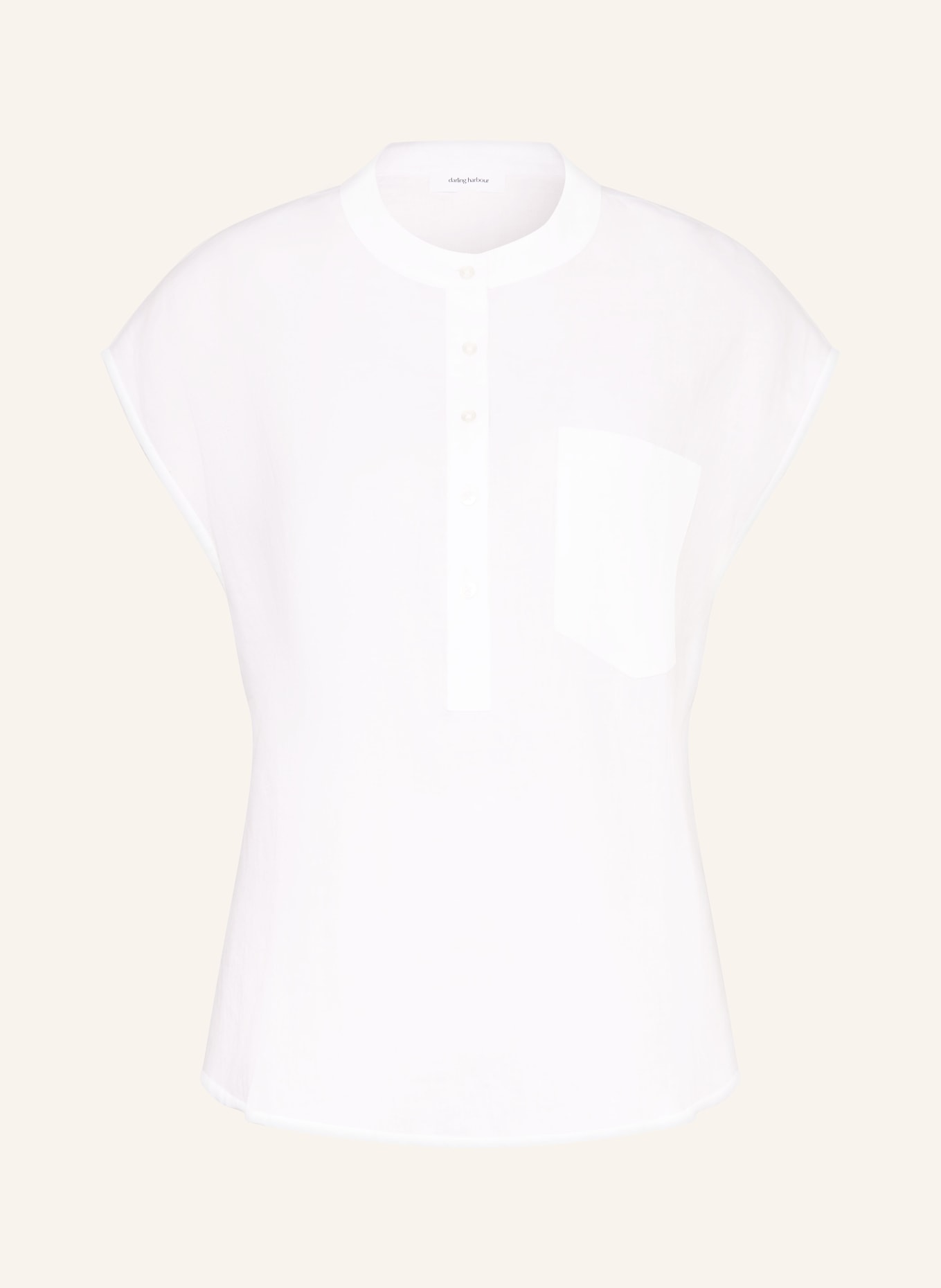 darling harbour Bluzka z lnu: WHITE