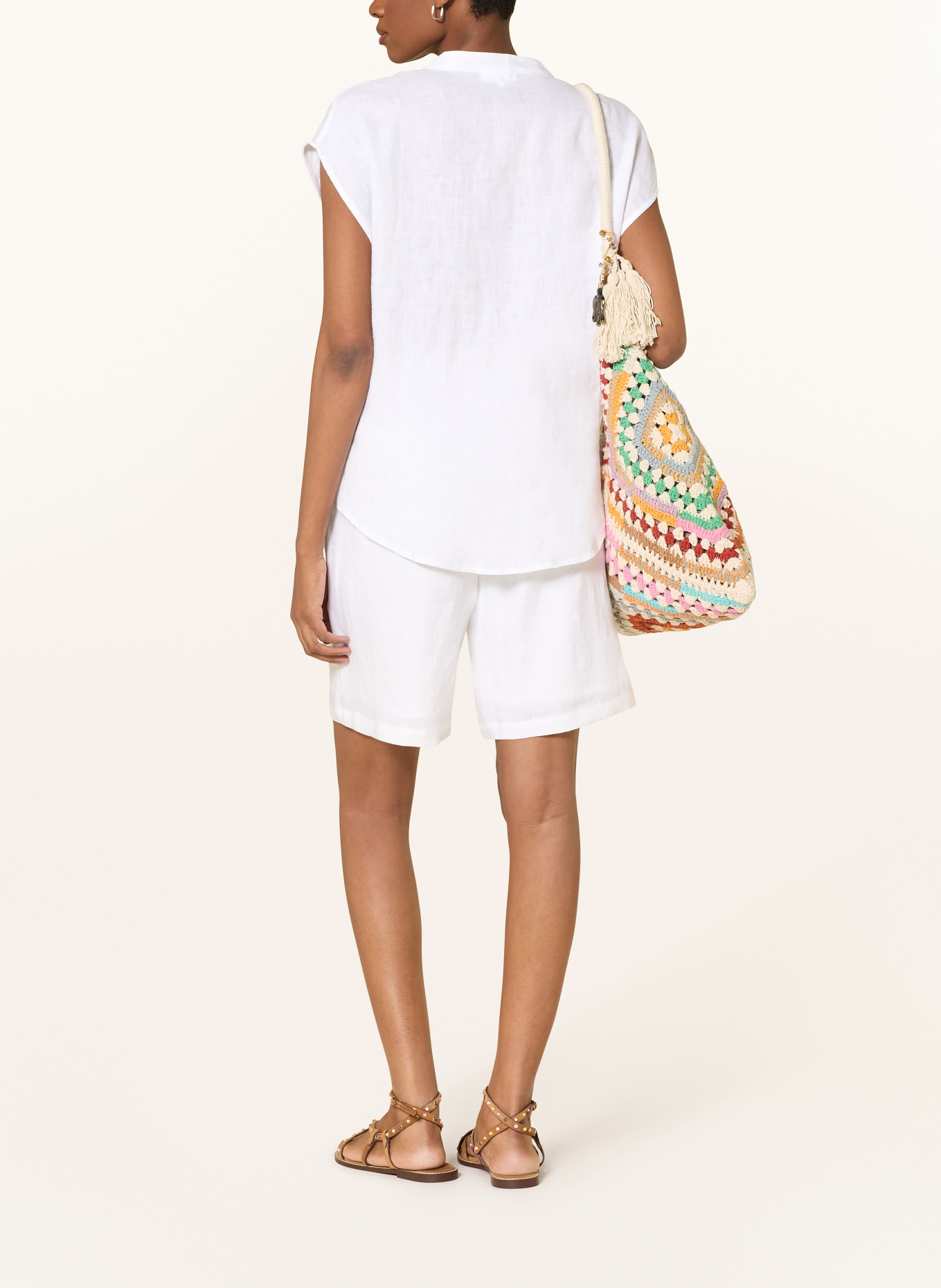 darling harbour Bluzka z lnu: WHITE