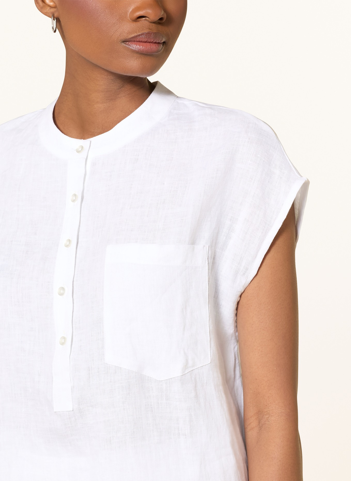 darling harbour Bluzka z lnu: WHITE