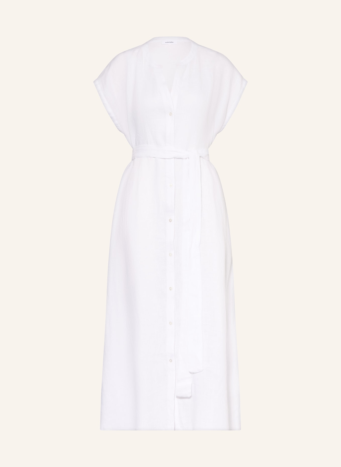 darling harbour Leinenkleid: WHITE