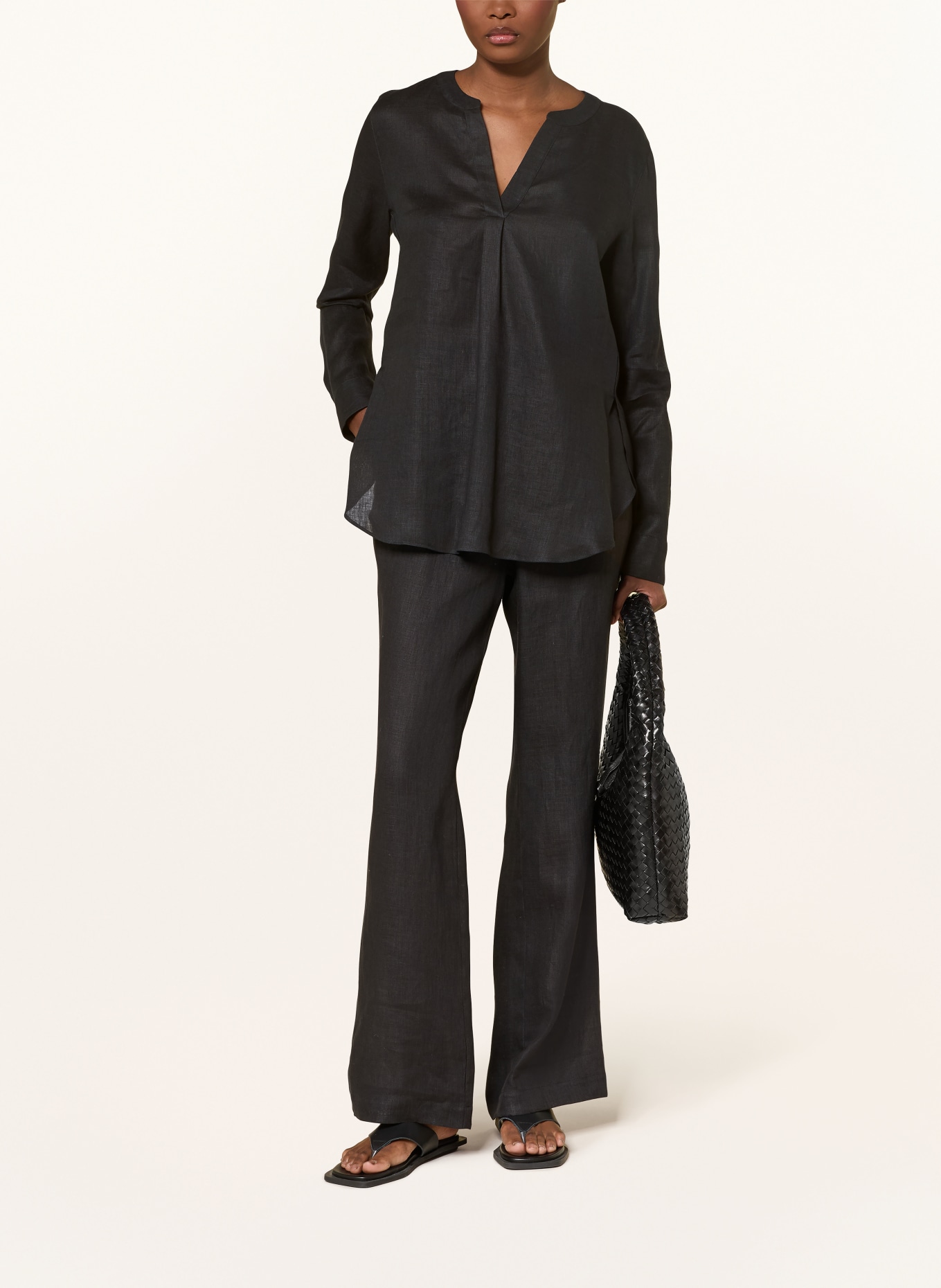 van Laack Leinenhose VL-HELENA-BR: SCHWARZ