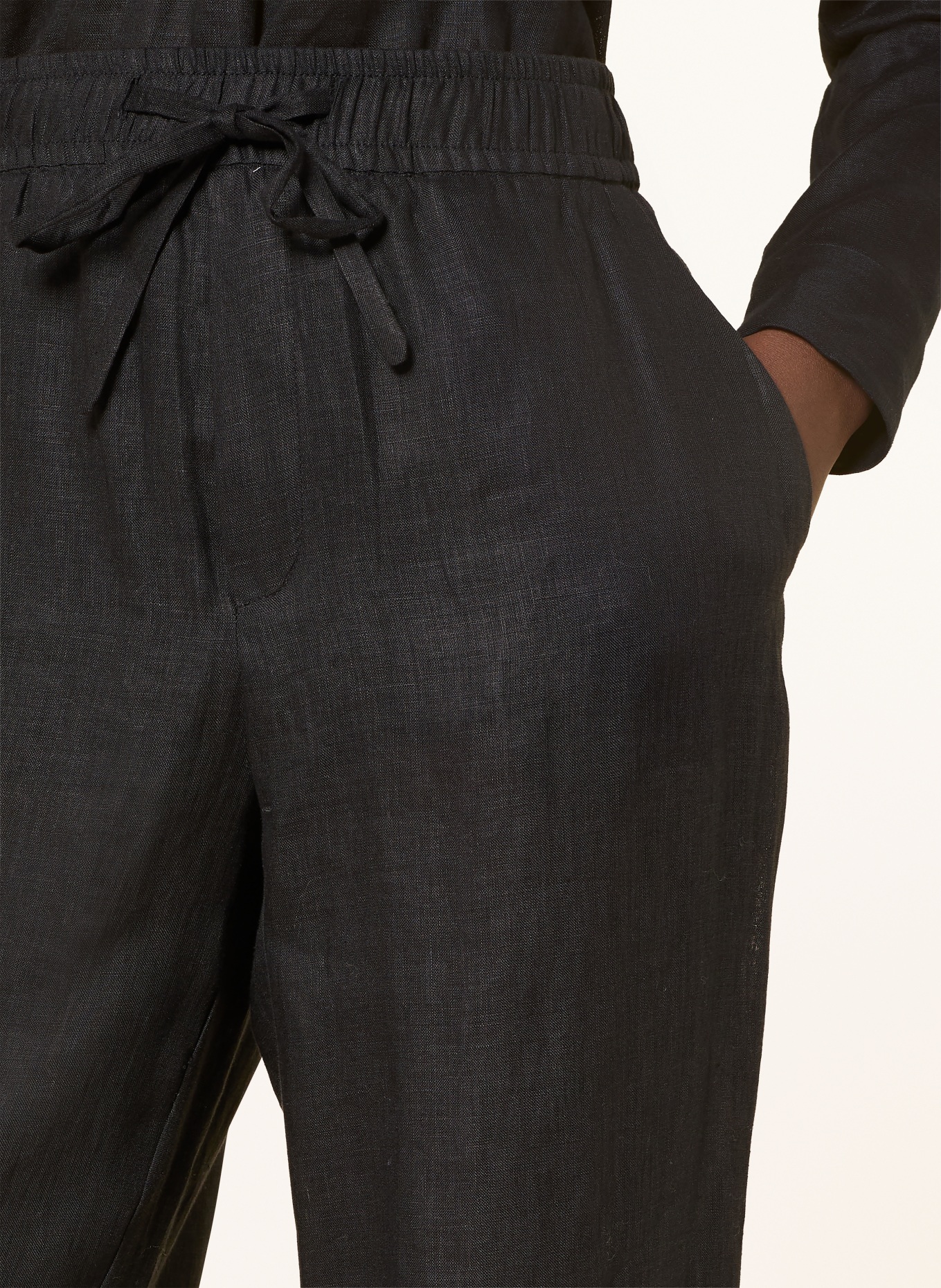 van Laack Leinenhose VL-HELENA-BR: SCHWARZ