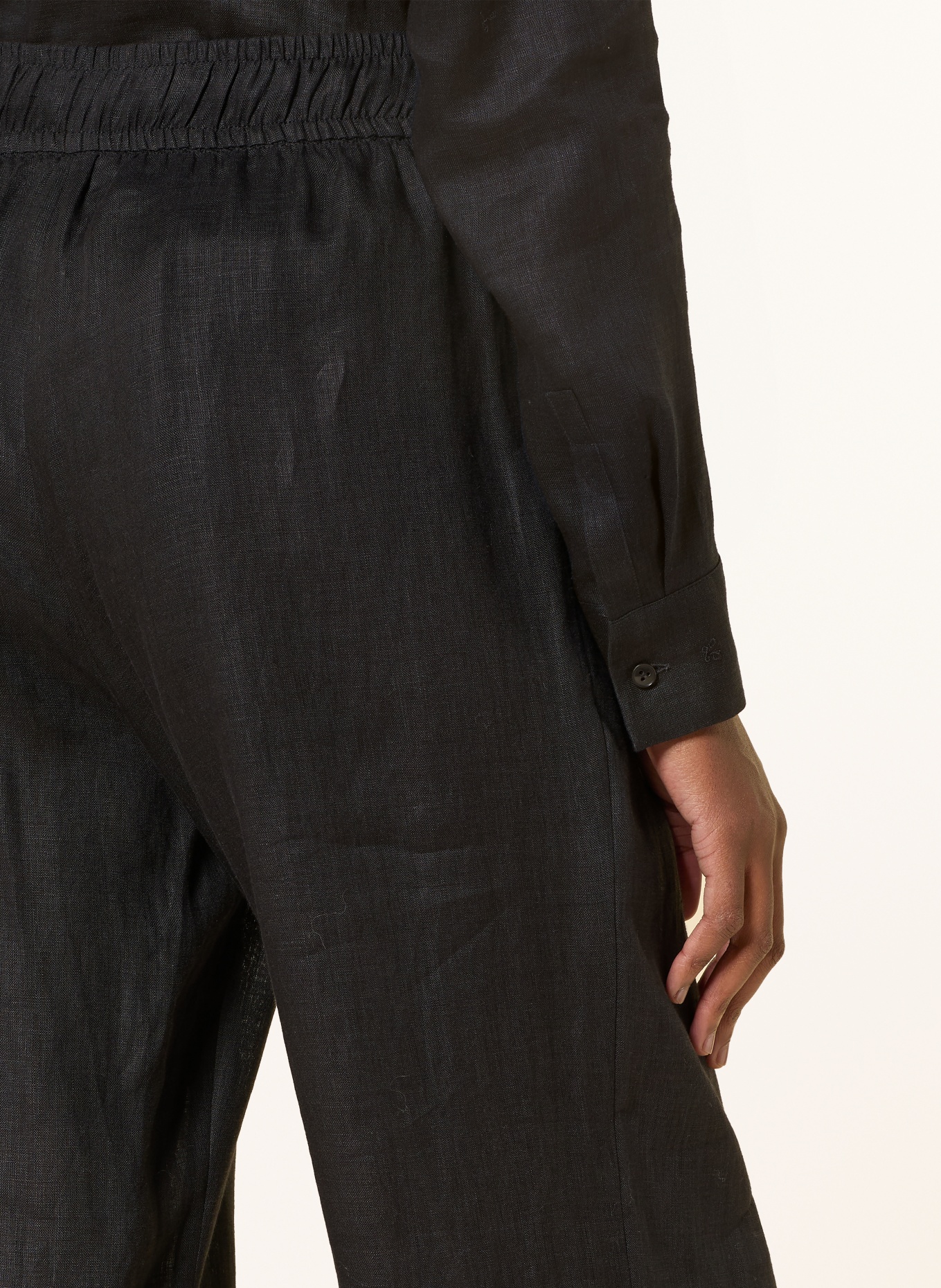 van Laack Leinenhose VL-HELENA-BR: SCHWARZ