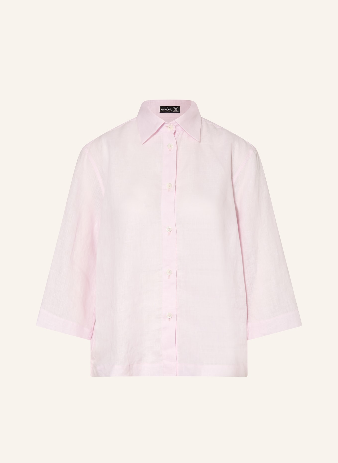 van Laack Hemdbluse VL-BANIS-BRO mit 3/4-Arm: PINK