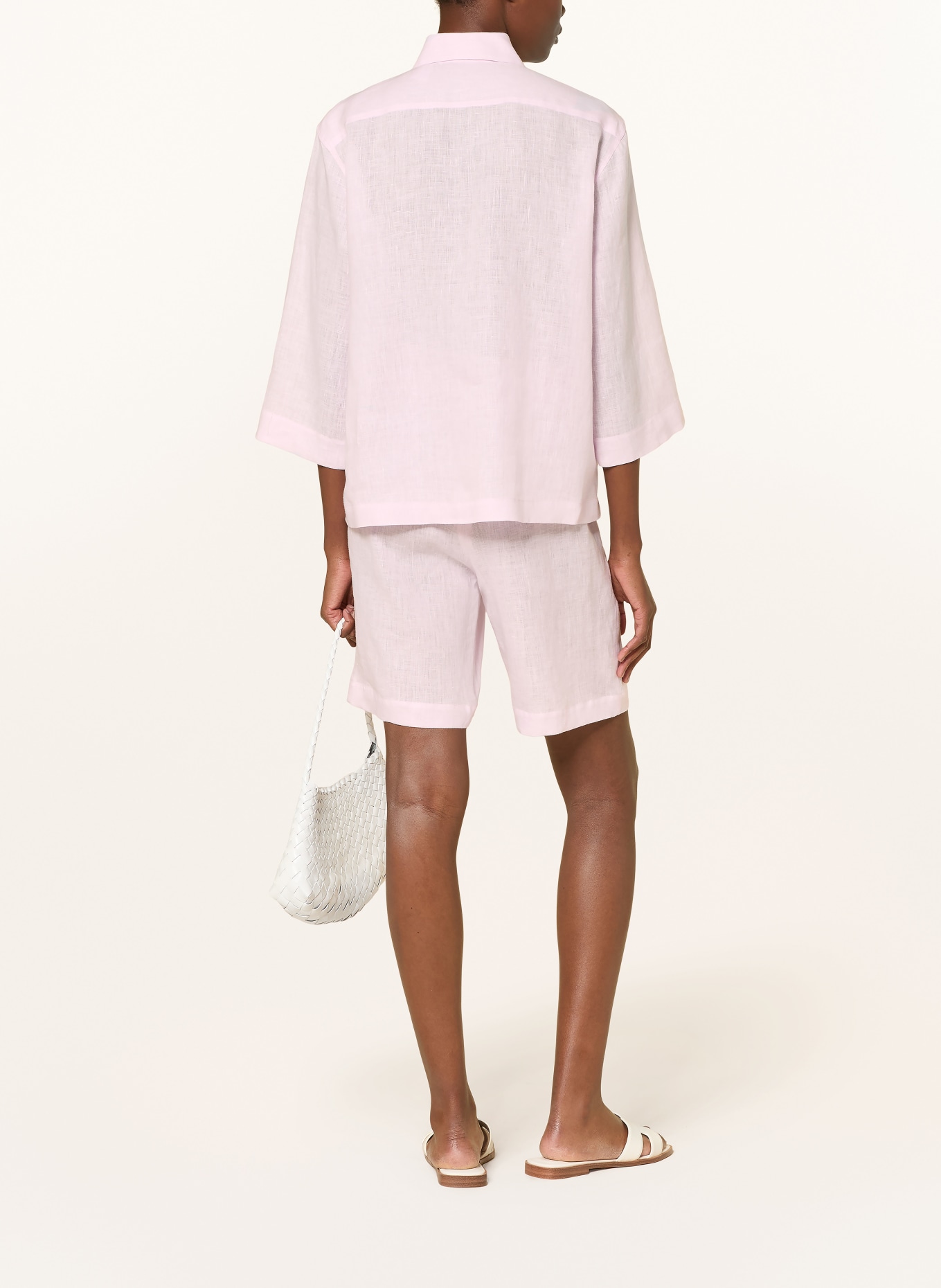 van Laack Hemdbluse VL-BANIS-BRO mit 3/4-Arm: PINK