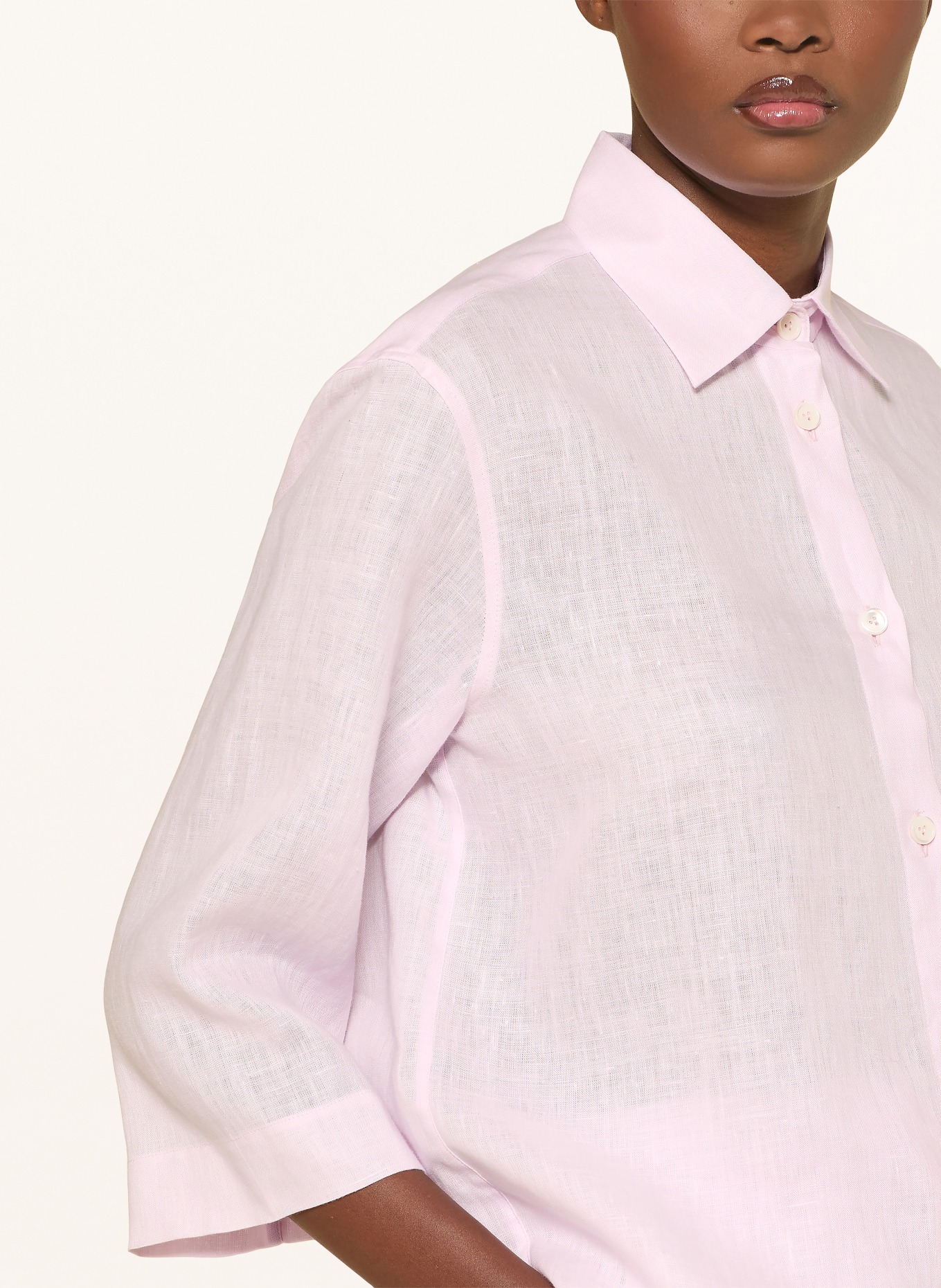 van Laack Hemdbluse VL-BANIS-BRO mit 3/4-Arm: PINK