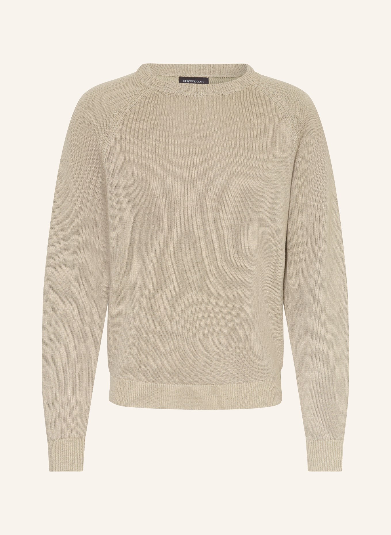 STROKESMAN'S Svetr s lnem: KHAKI