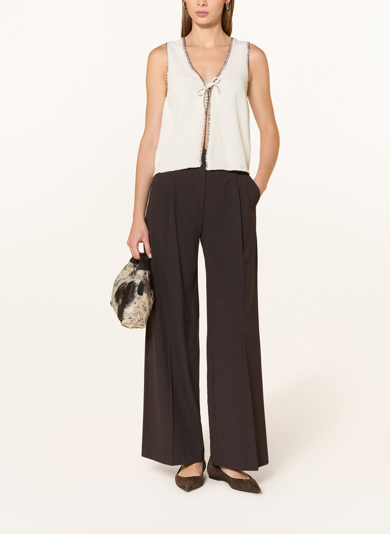 darling harbour Strickweste: CREME