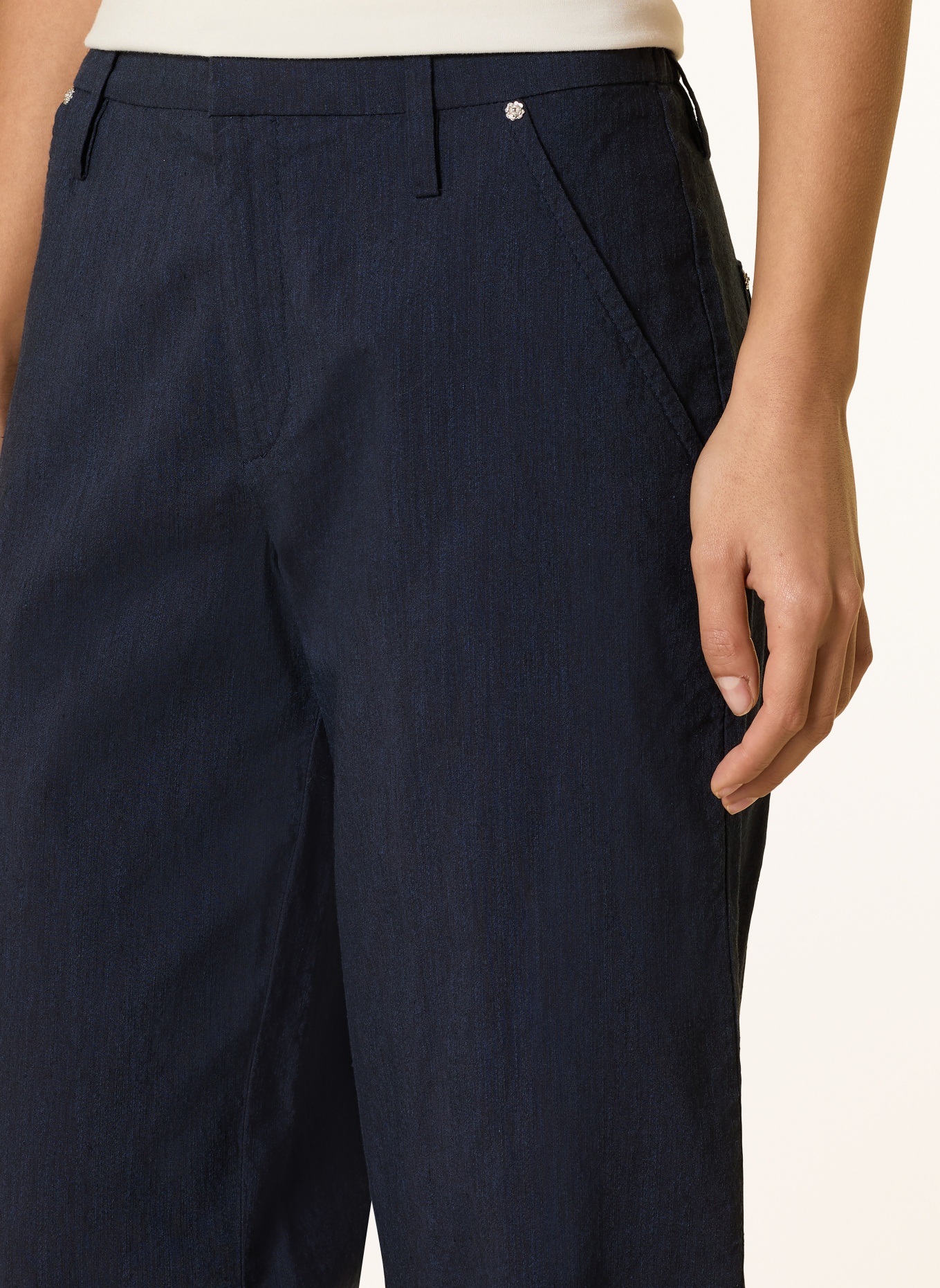 MAC DAYDREAM Kalhoty TWIST: TMAVĚ MODRÁ