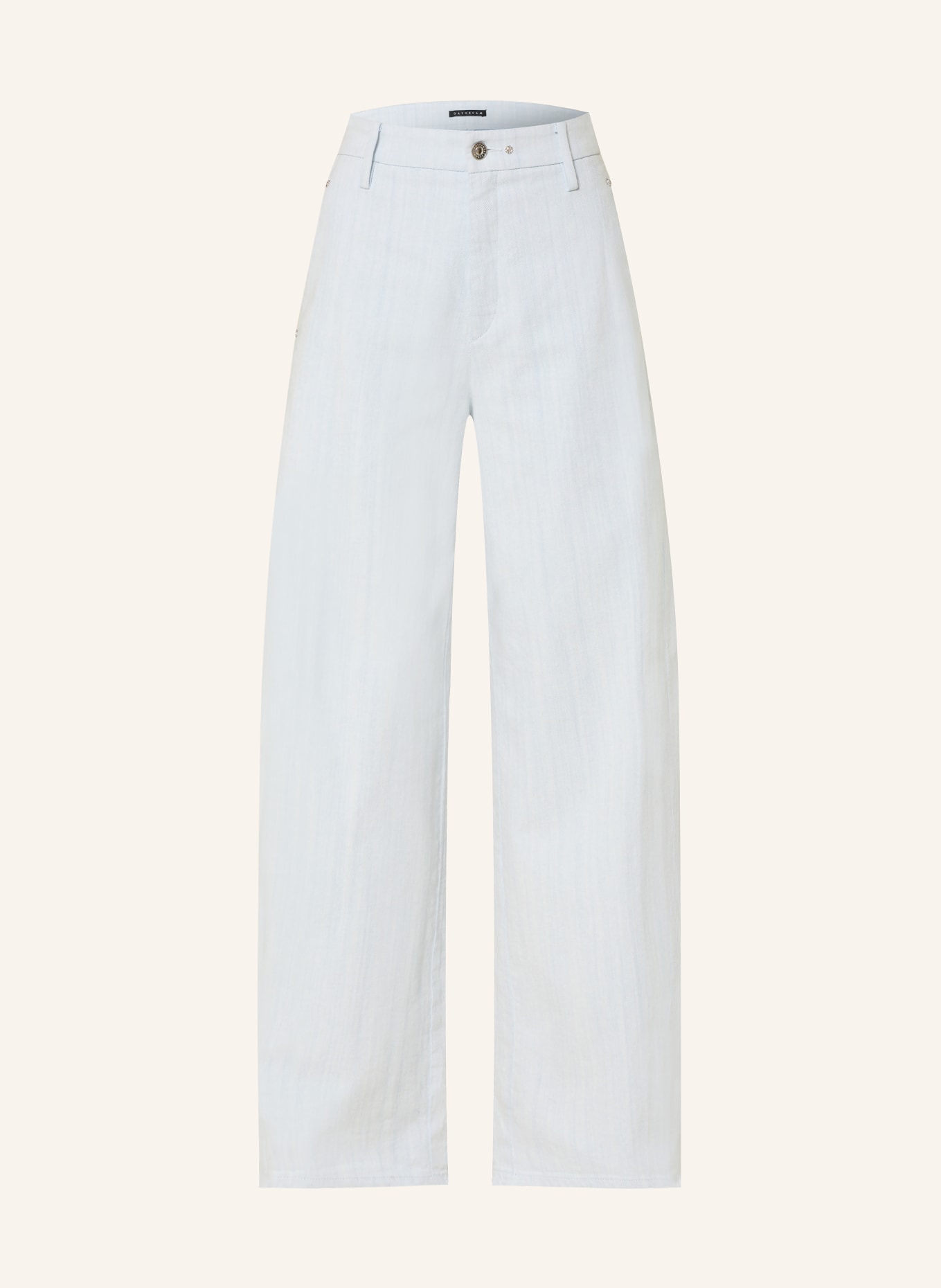 MAC DAYDREAM Wide Leg Jeans NEW ORLEANS: J045 DD chalk sky wash