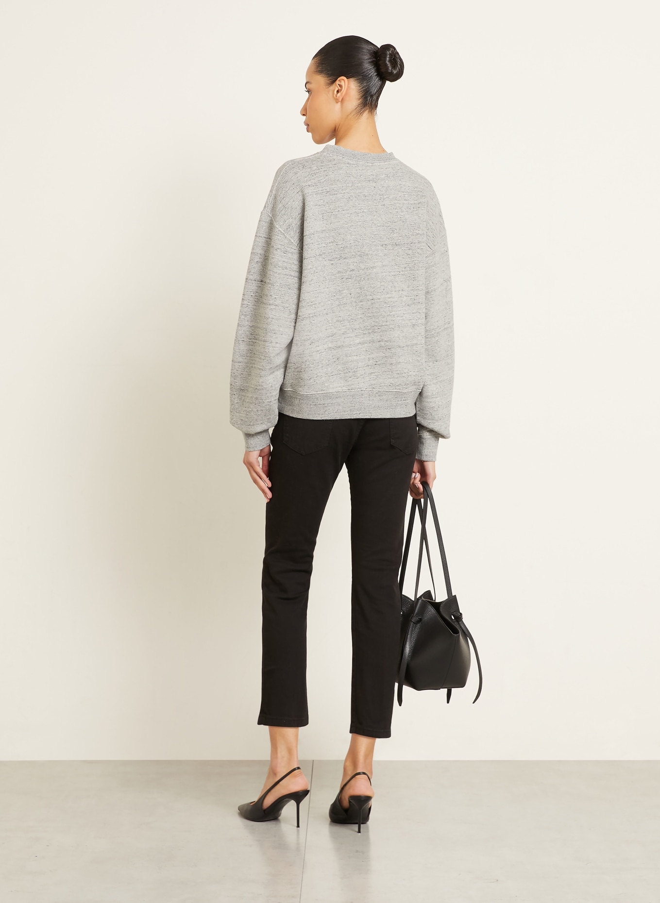 DSQUARED2 sweatshirt: GRAY / DARK PURPLE