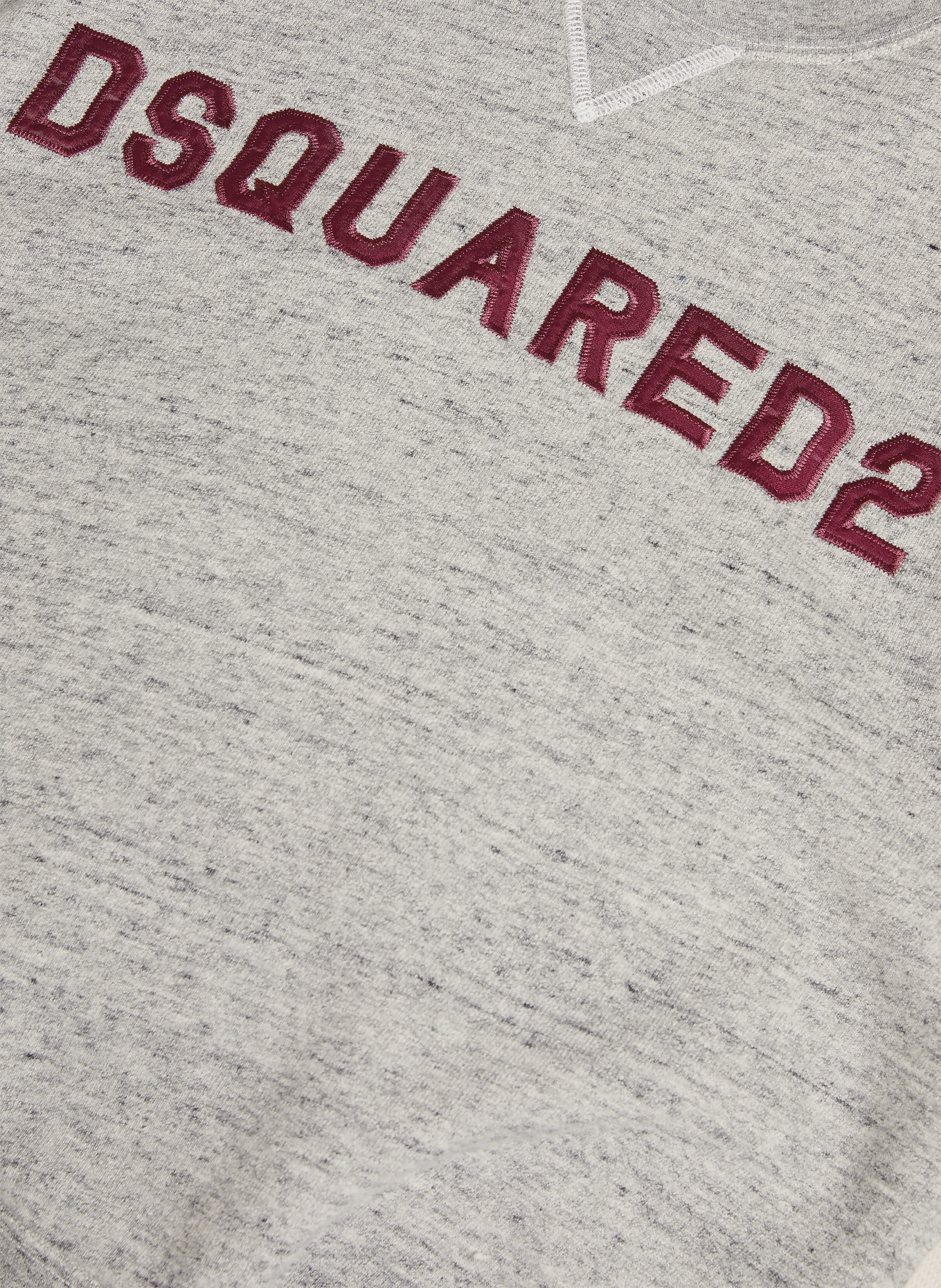 DSQUARED2 sweatshirt: GRAY / DARK PURPLE