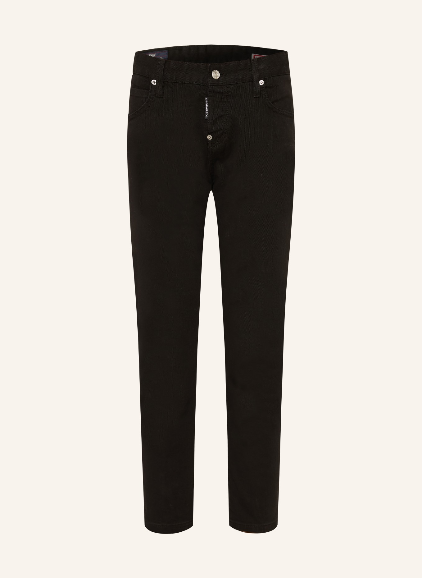 DSQUARED2 Cropped Jeans TEDDY: 900 BLACK