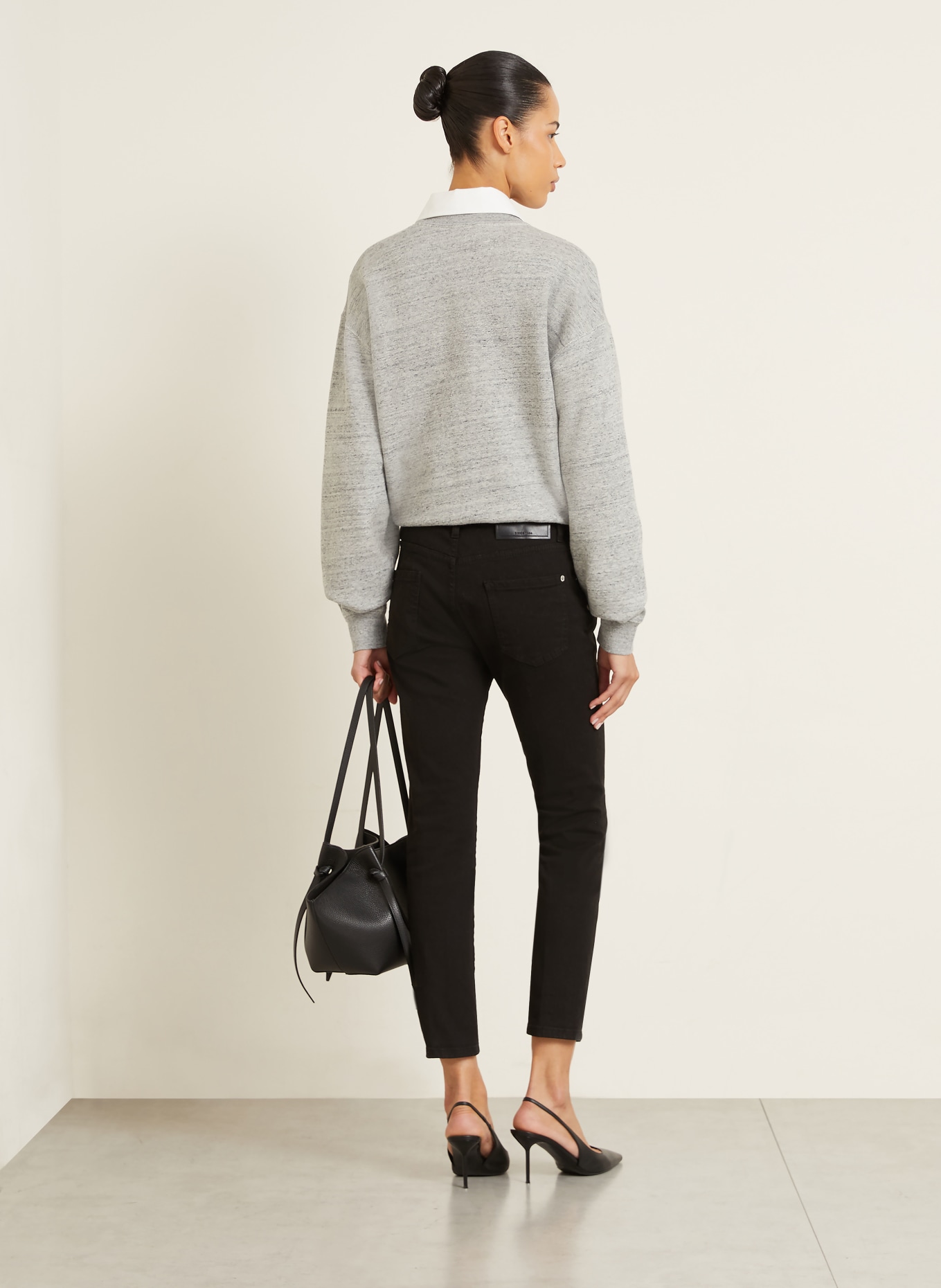 DSQUARED2 Cropped Jeans TEDDY: 900 BLACK