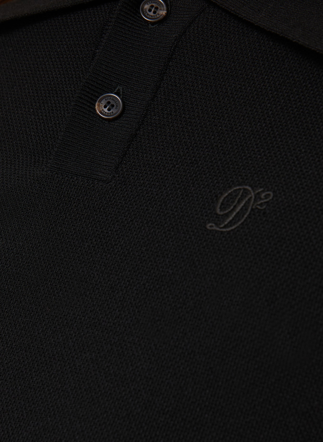 DSQUARED2 Piqué-Poloshirt: SCHWARZ