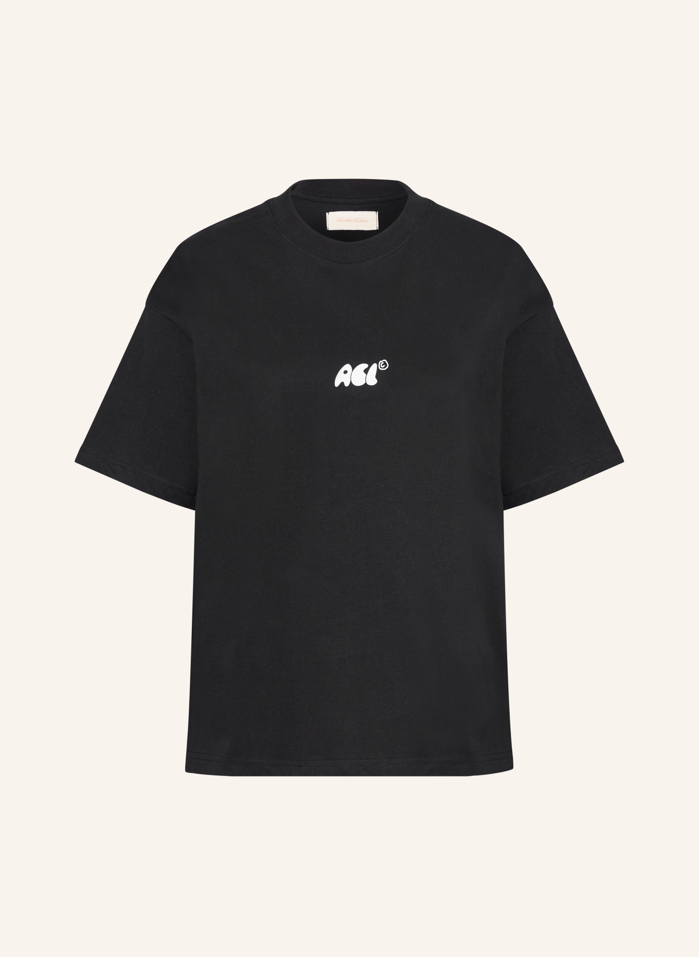 another COTTON LAB T-shirt: BLACK