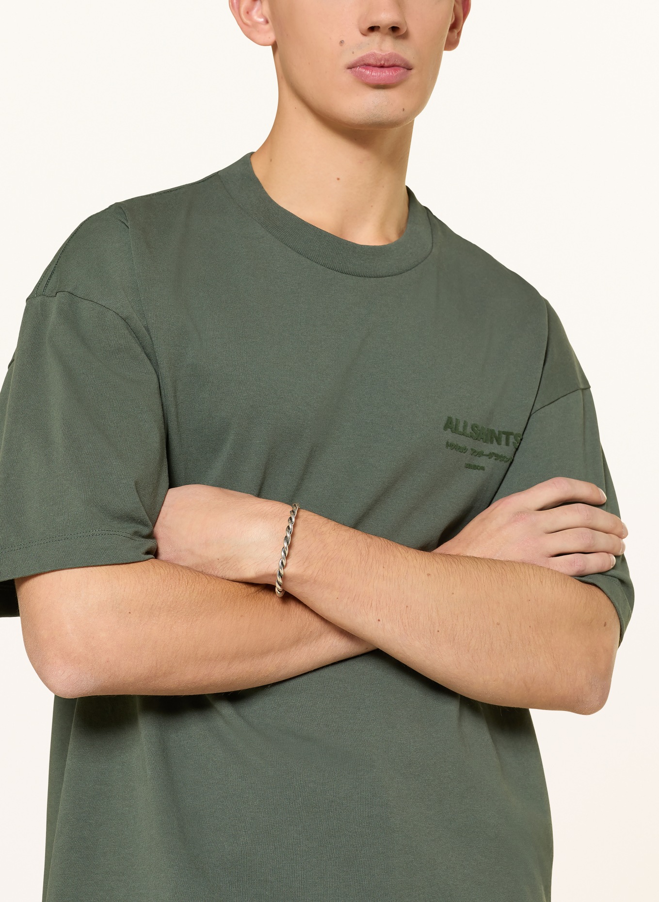 ALLSAINTS T-shirt XANDER: OLIVE